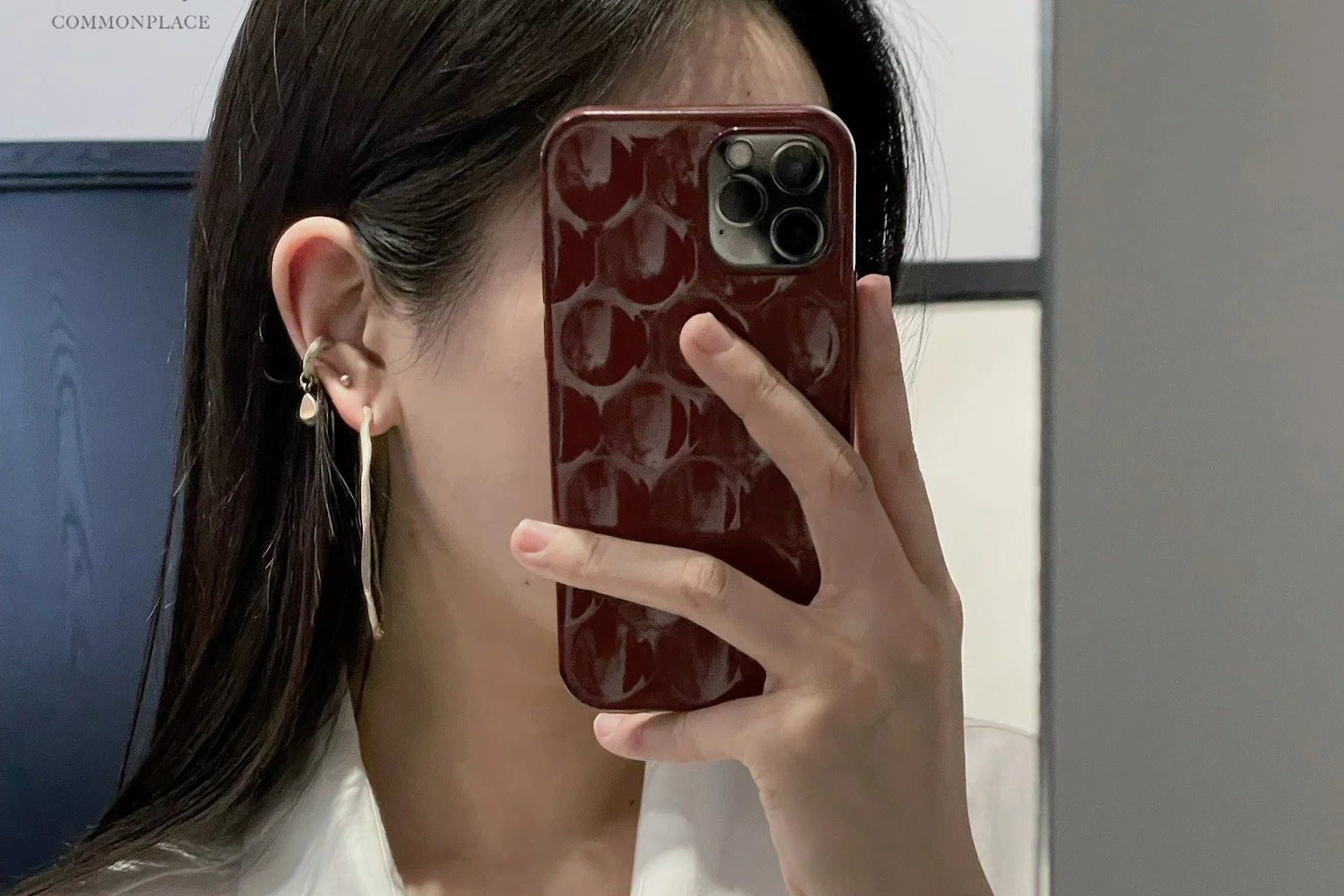 Olio e Aceto silver linear ear ring oa01e05 - Image 5