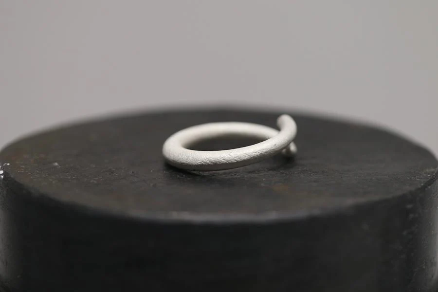 OLIO E ACETO Silver Silver Track Ring OA05F07 - Image 6