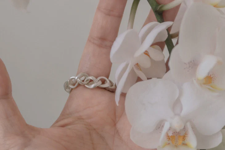 OLIO E ACETO Solid silver clasp ring oa06f02 - Image 5