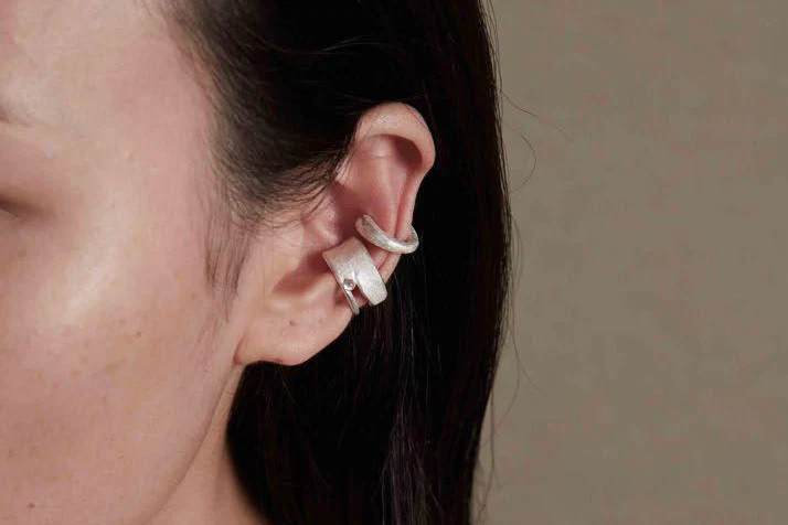 OLIO E ACETO Sterling Silver Fragment Earrings OA03E08 POEA02 - Image 2