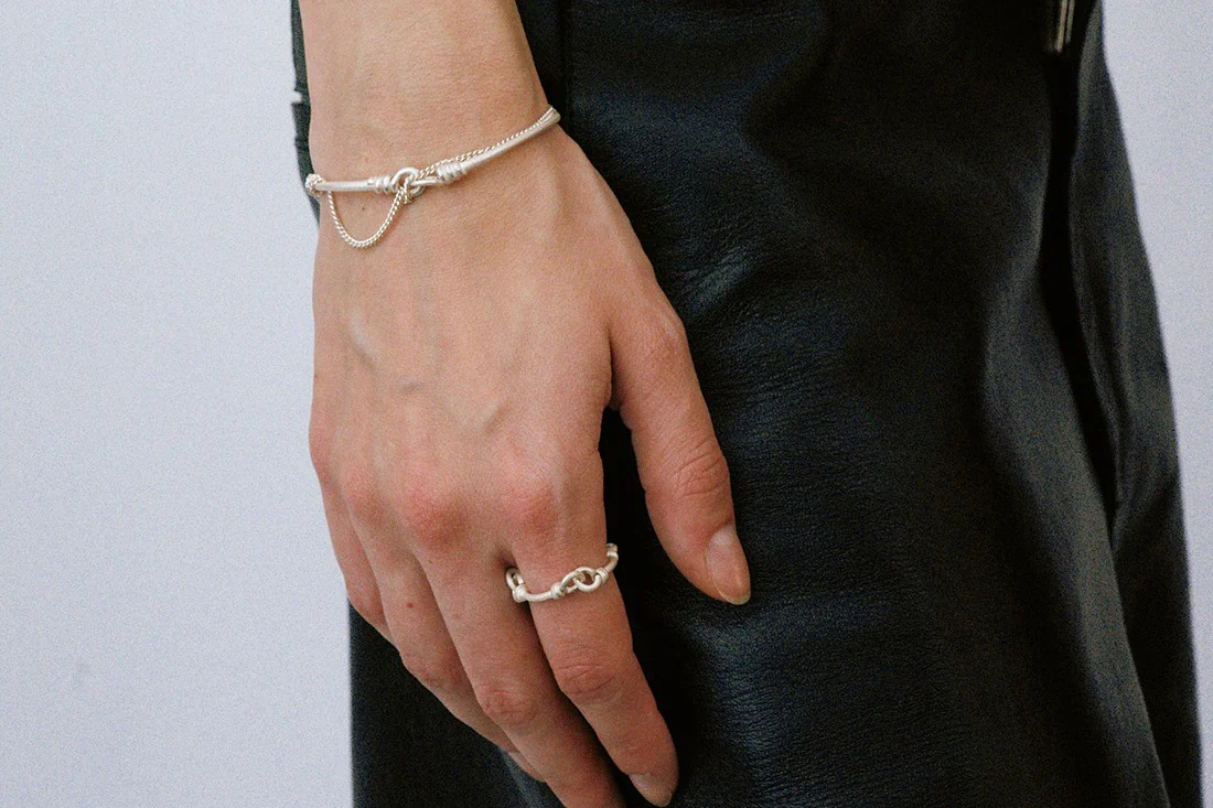 OLIO E ACETO sterling silver hook ring OA10F14 - Image 5