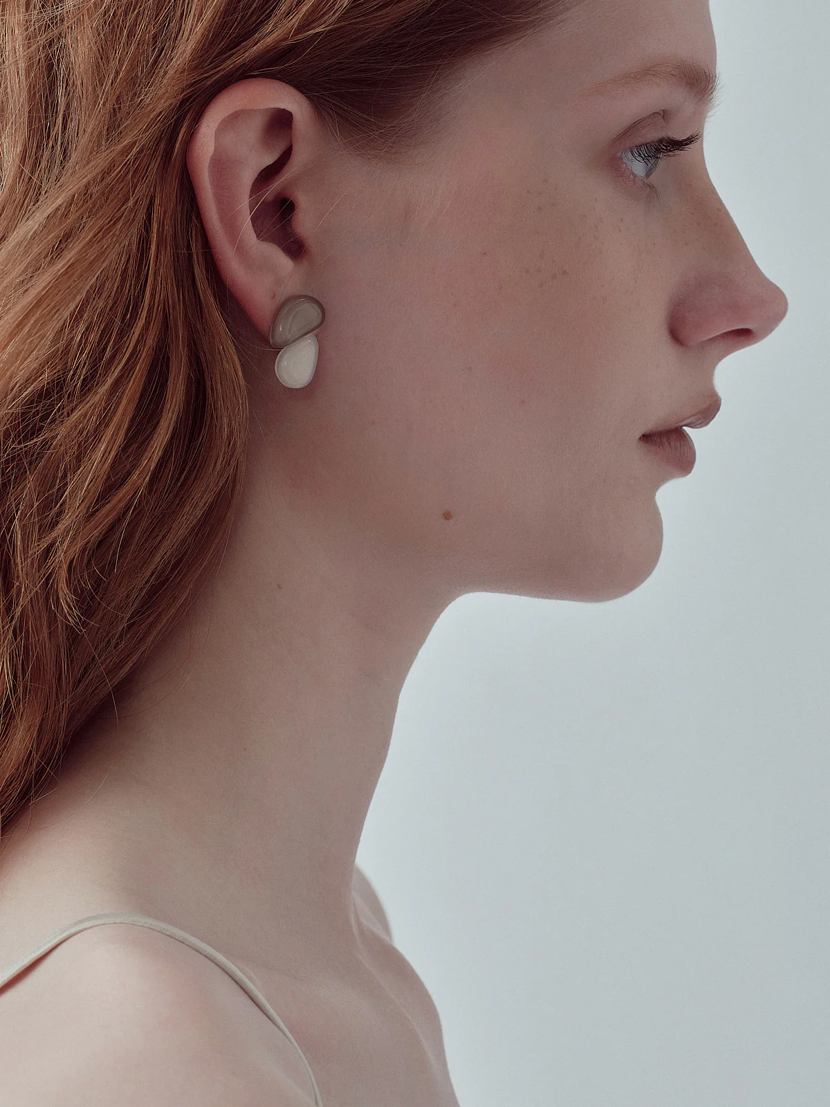 OLIO E ACETO Sterling Silver Tiger's Eye/Agate Glowing Earrings OLIO-OA14E09-HB Grey/White （OA14E08） - Image 9