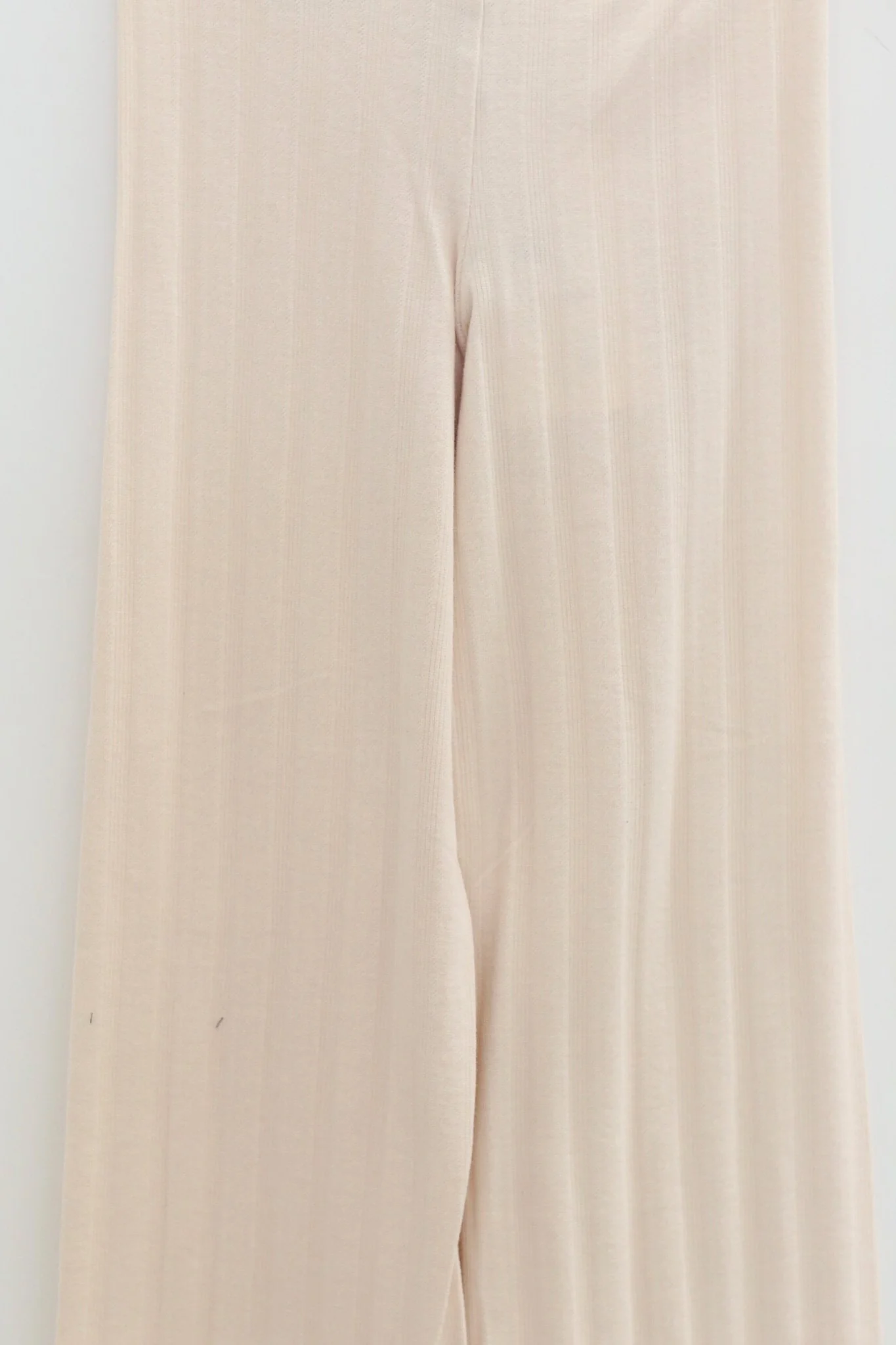 ORGANIC BASICS Spring/Summer 2026 Knitted Lace Top/Openwork Straight Leg Pants OB-OB420036-Cloud Pants - Image 2
