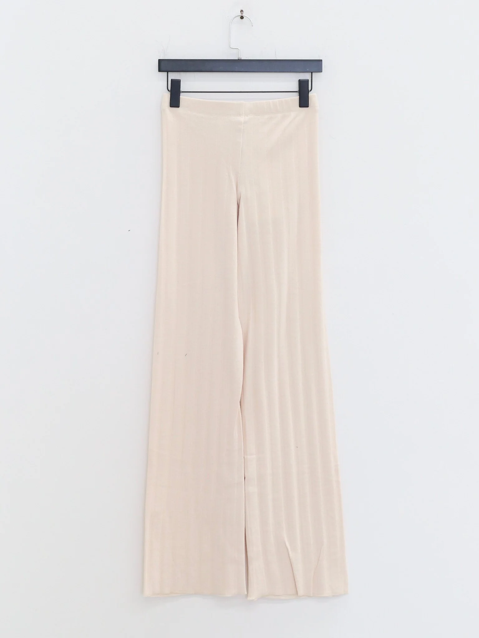 ORGANIC BASICS Spring/Summer 2026 Knitted Lace Top/Openwork Straight Leg Pants OB-OB420036-Cloud Pants - Image 4