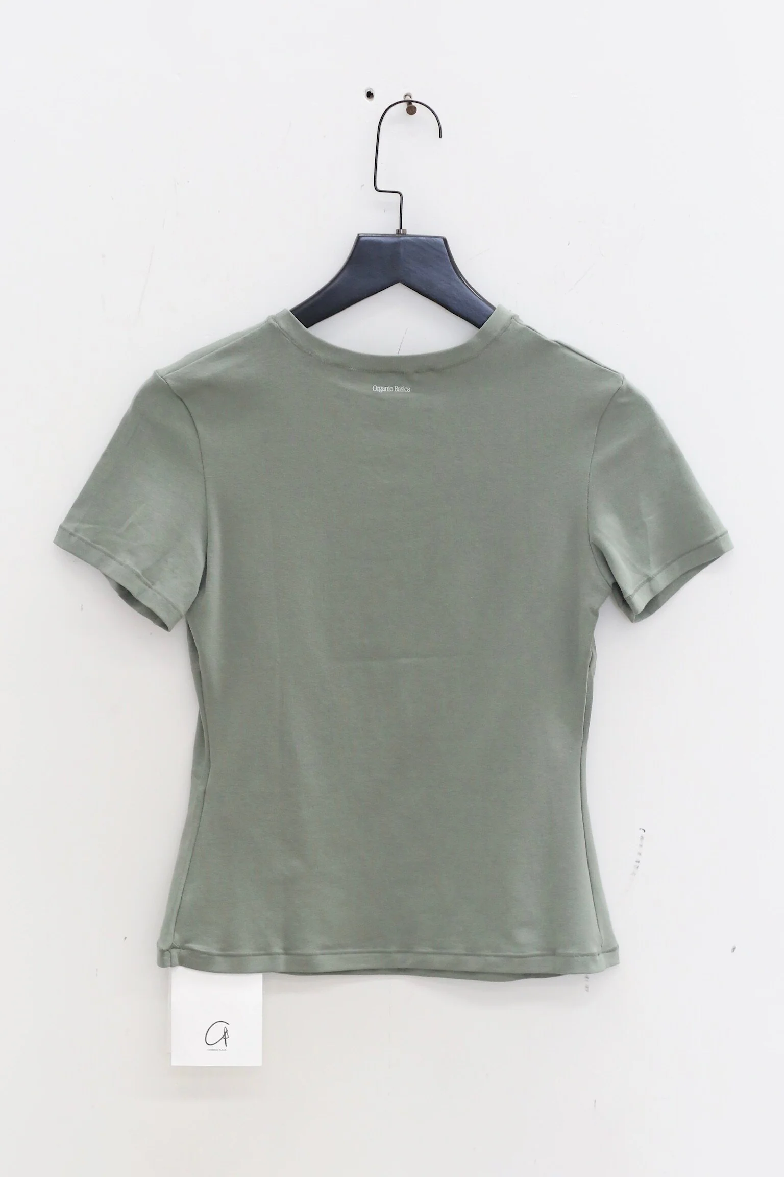 ORGANIC BASICS Spring/Summer 2026 Stretch T-Shirt OB-OB130002-Seaweed - Image 2
