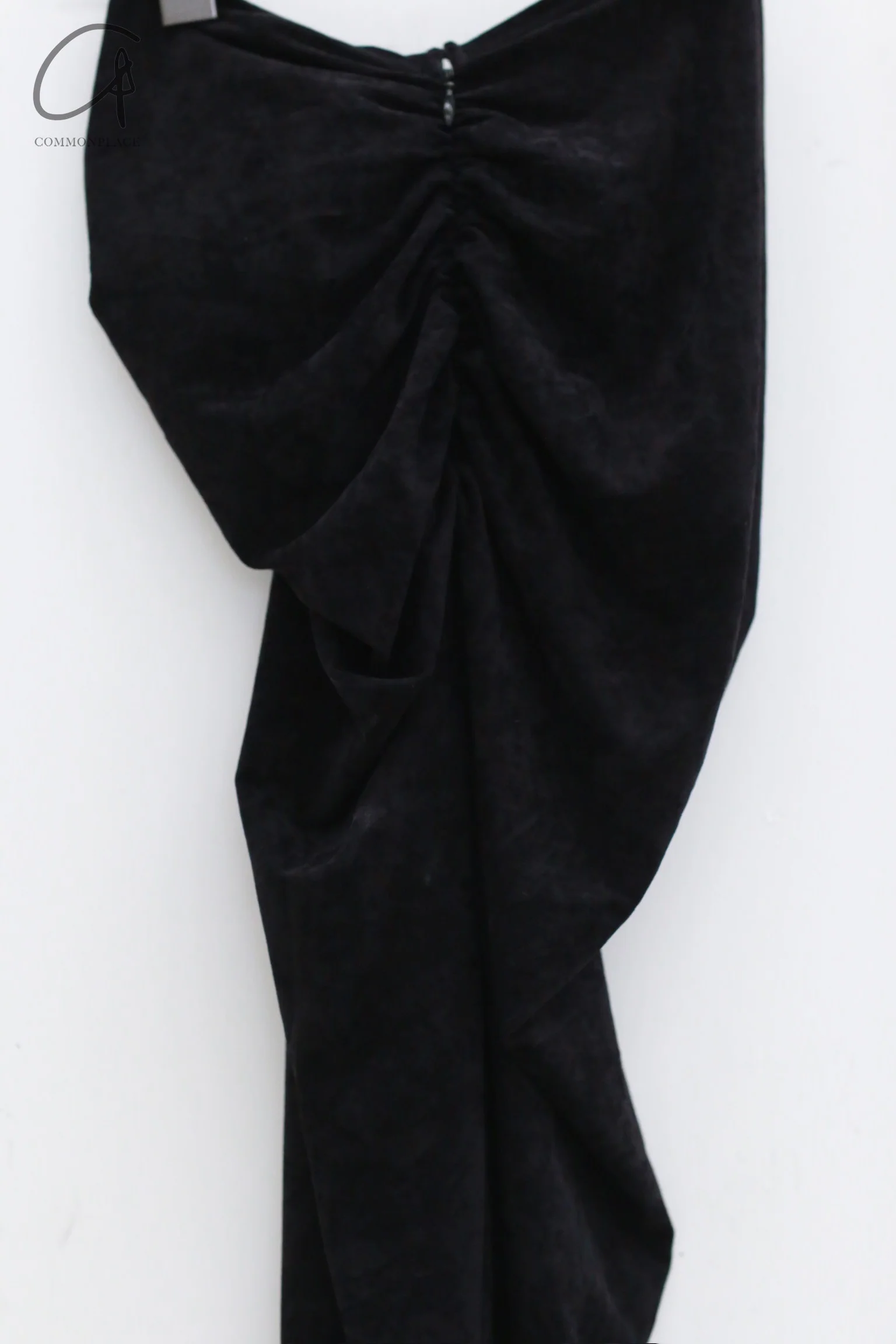 OUDE WAAG 24 Autumn and Winter Draped Knit Skirt Series OW-OW-24AW-SK02-HEI Black - Image 10