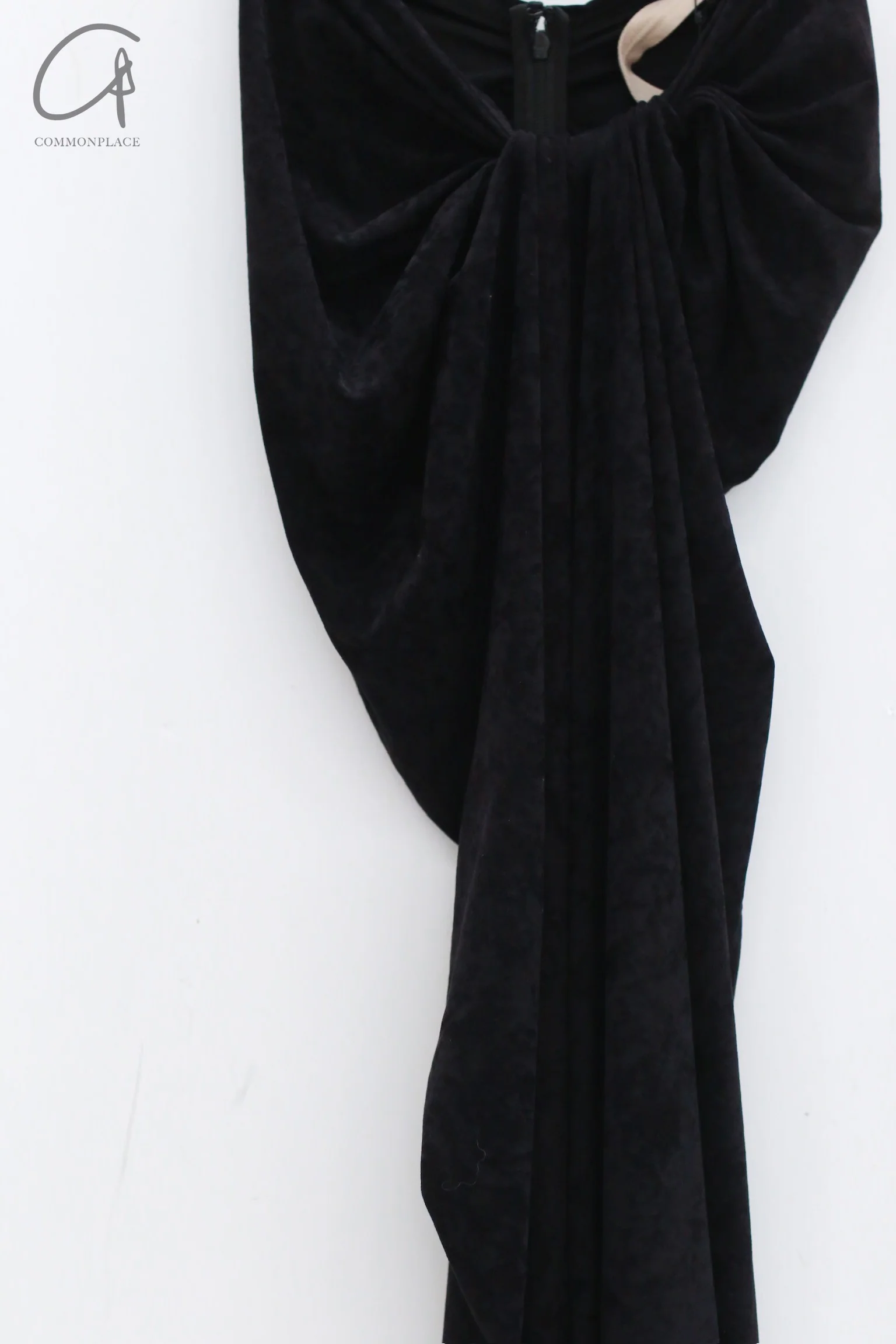 OUDE WAAG 24 Autumn and Winter Draped Knit Skirt Series OW-OW-24AW-SK02-HEI Black - Image 11