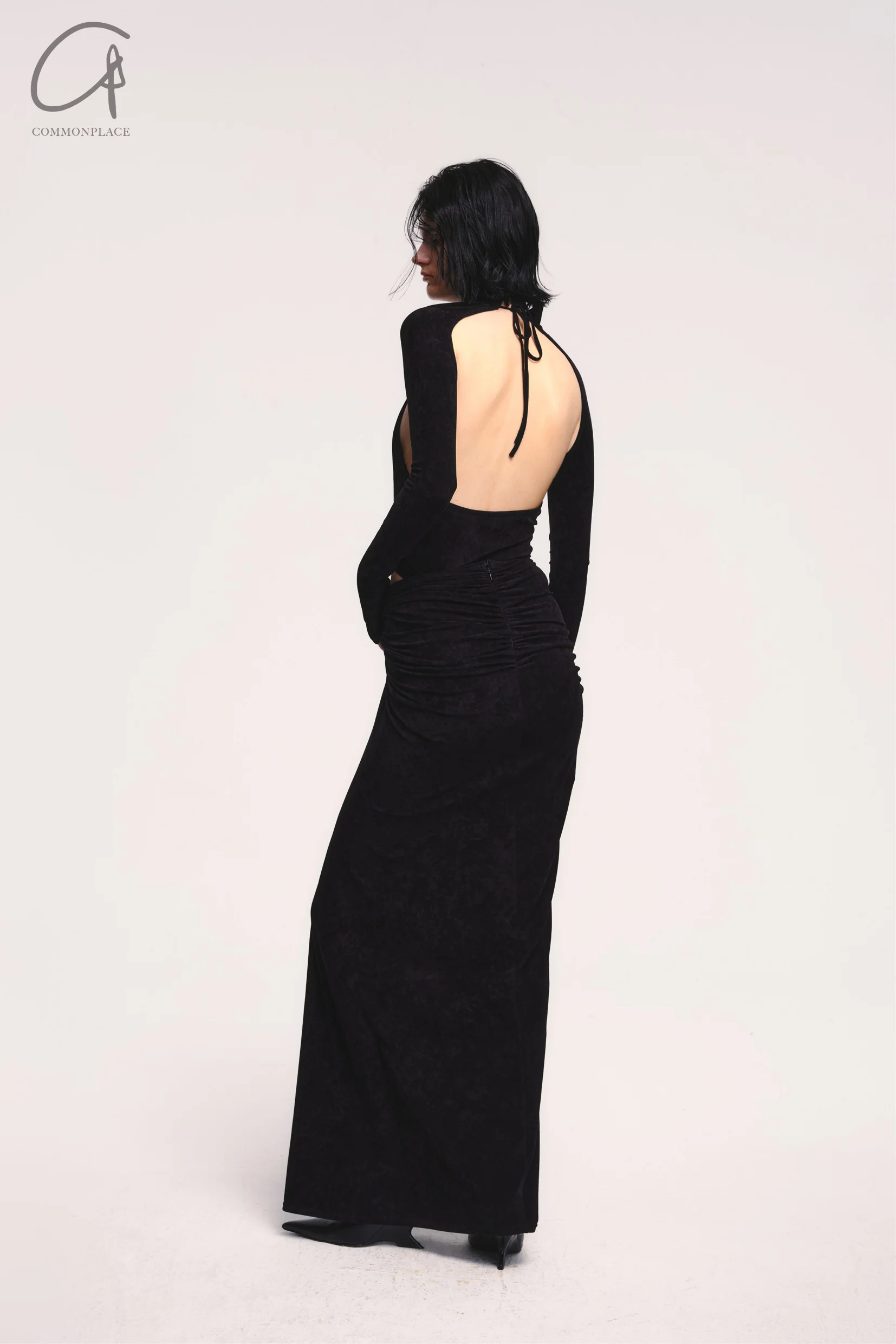 OUDE WAAG 24 Autumn and Winter Draped Knit Skirt Series OW-OW-24AW-SK02-HEI Black - Image 17