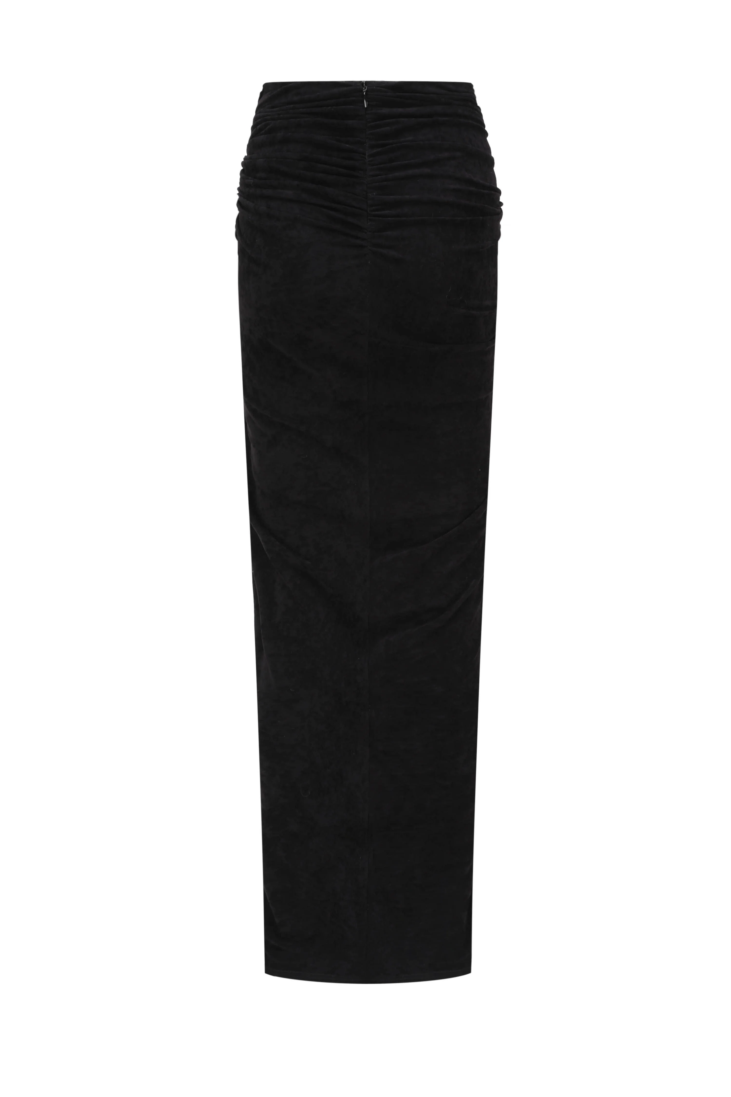 OUDE WAAG 24 Autumn and Winter Draped Knit Skirt Series OW-OW-24AW-SK02-HEI Black - Image 9