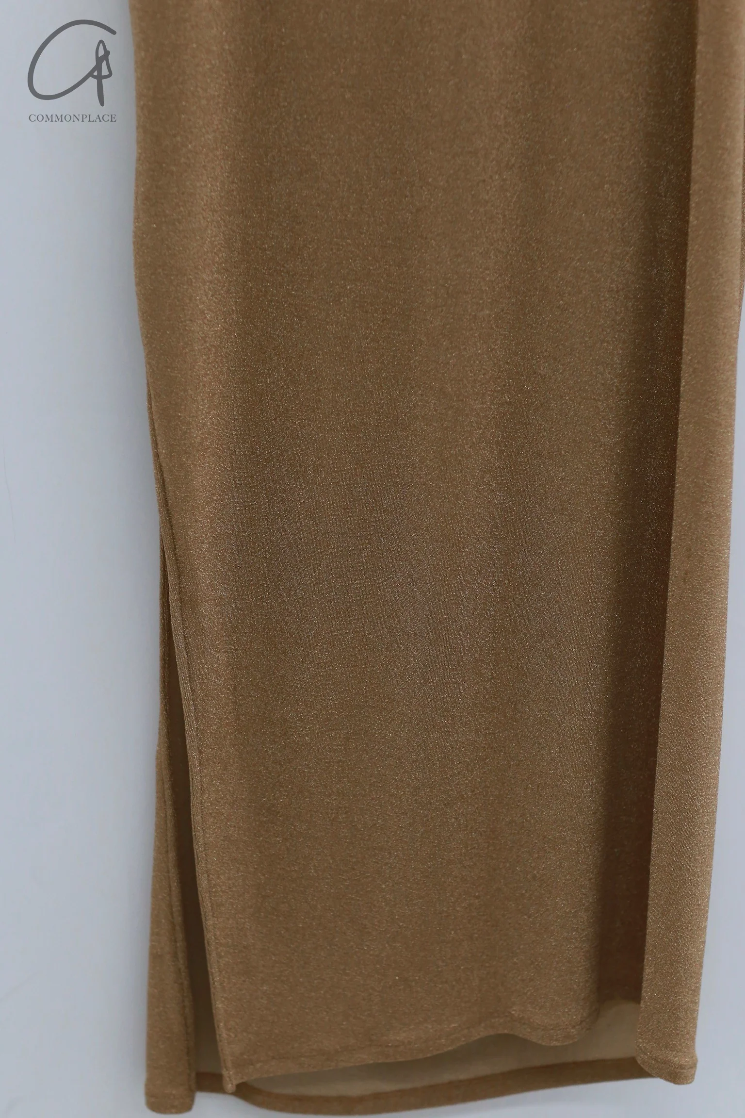 OUDE WAAG 24 Autumn and Winter Monk Knit Dress OW-OW-24AW-DS05-JIN Gold - Image 7