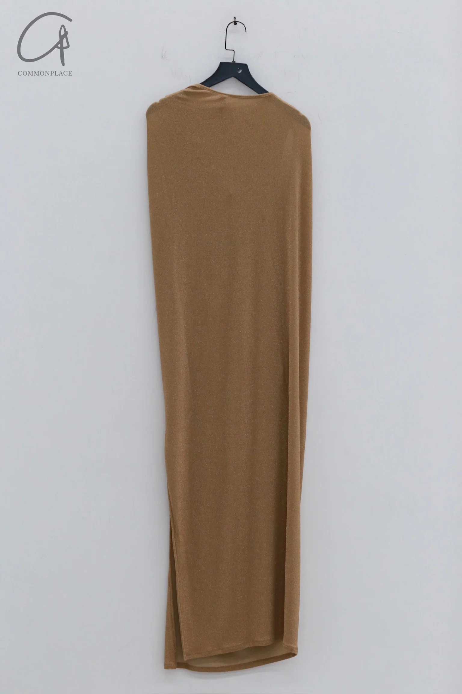 OUDE WAAG 24 Autumn and Winter Monk Knit Dress OW-OW-24AW-DS05-JIN Gold - Image 8