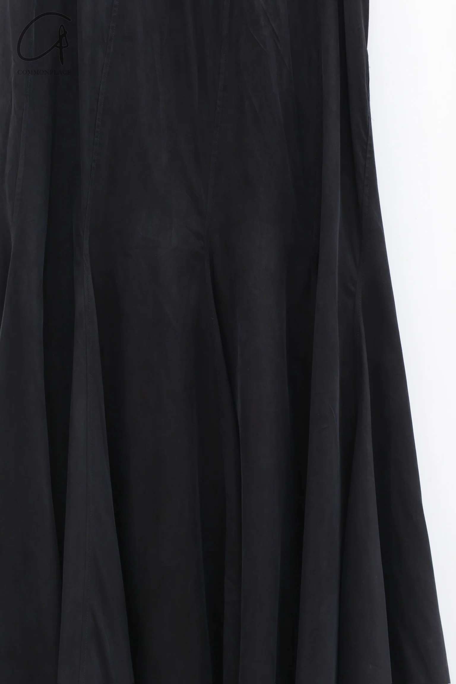 OUDE WAAG 24 Autumn and Winter Splicing Cupro-Ammonium Silk Fishtail Skirt Series OW-24AW -SK15C2BL900-HEI Black OW-24AW -SK15 - Image 15