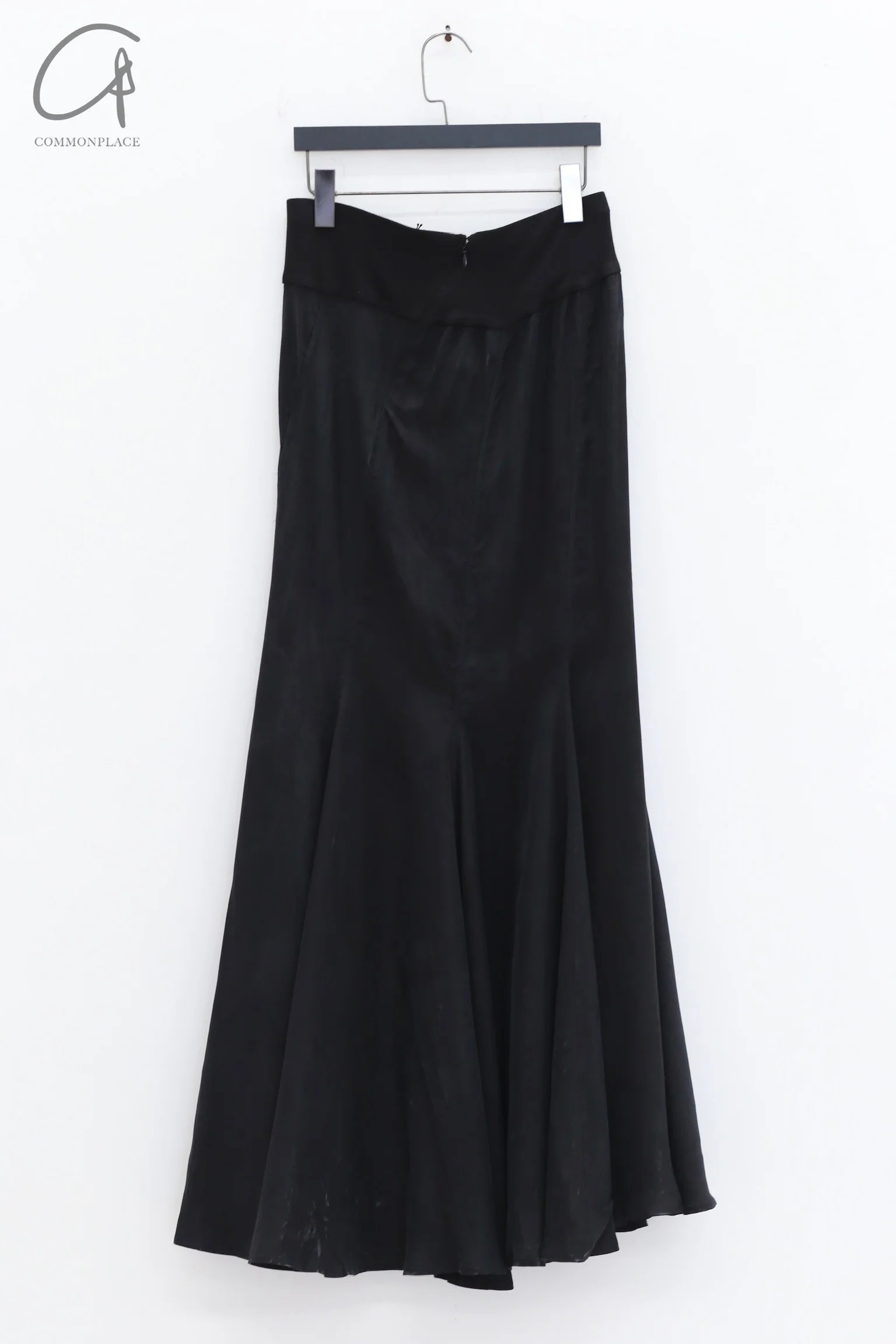OUDE WAAG 24 Autumn and Winter Splicing Cupro-Ammonium Silk Fishtail Skirt Series OW-24AW -SK15C2BL900-HEI Black OW-24AW -SK15 - Image 17
