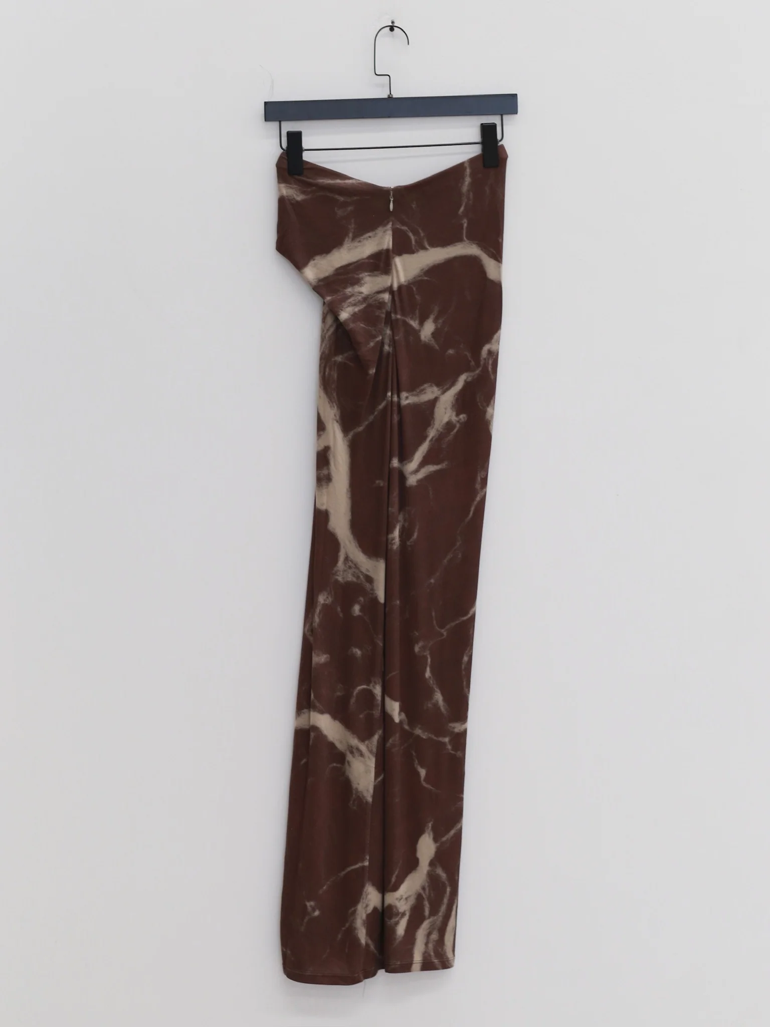 OUDE WAAG 25 autumn and winter printed draped knitted thread skirt OW-OW-25AW-SK03P2BR048-ZHYH brown and gray print - Image 6