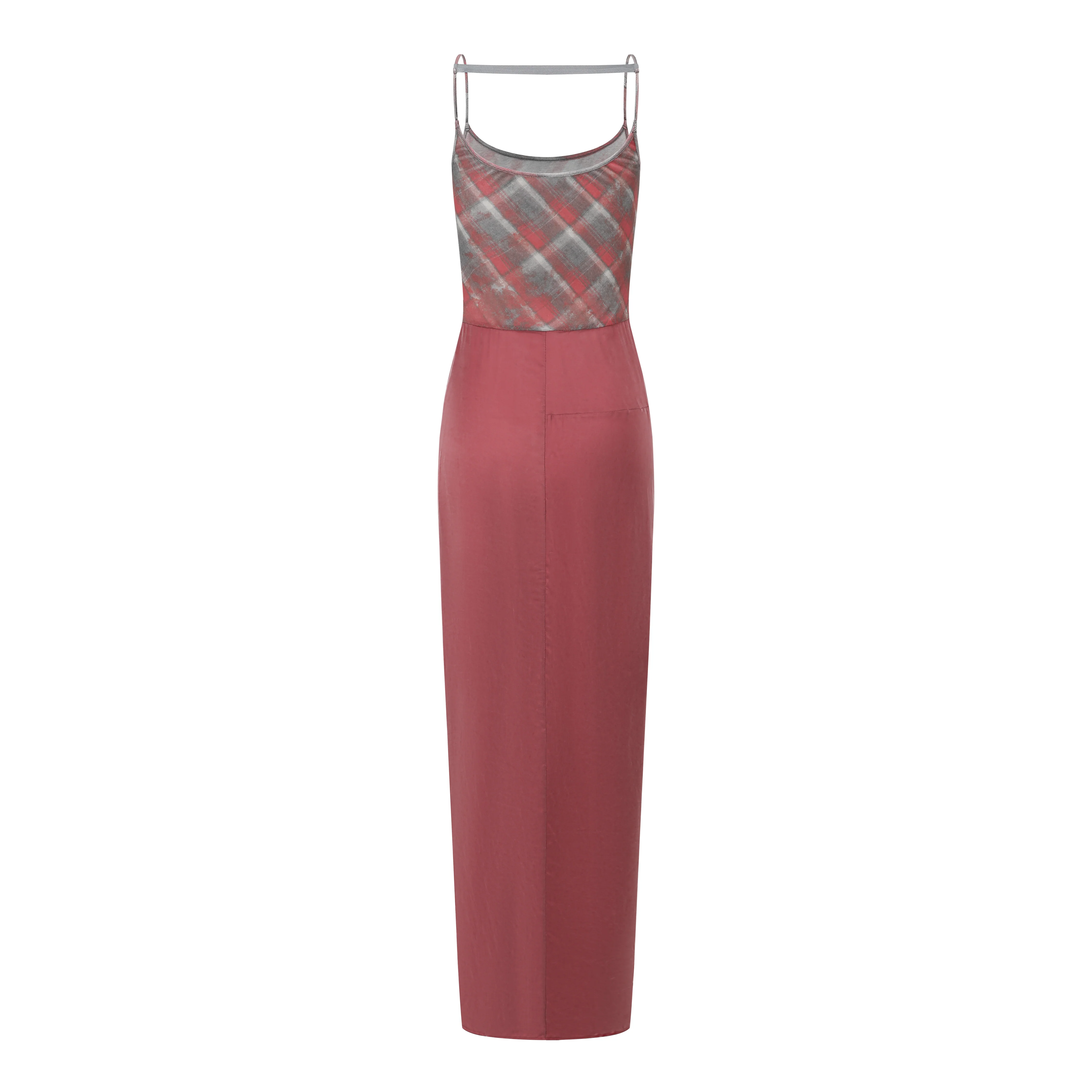 OUDE WAAG 25 Early Fall Spliced Knot Suspender Dress OW-OW-25PF-DS07C2RE026-FLYH Powder Blue Print (OW-25PF-DS07) - Image 4