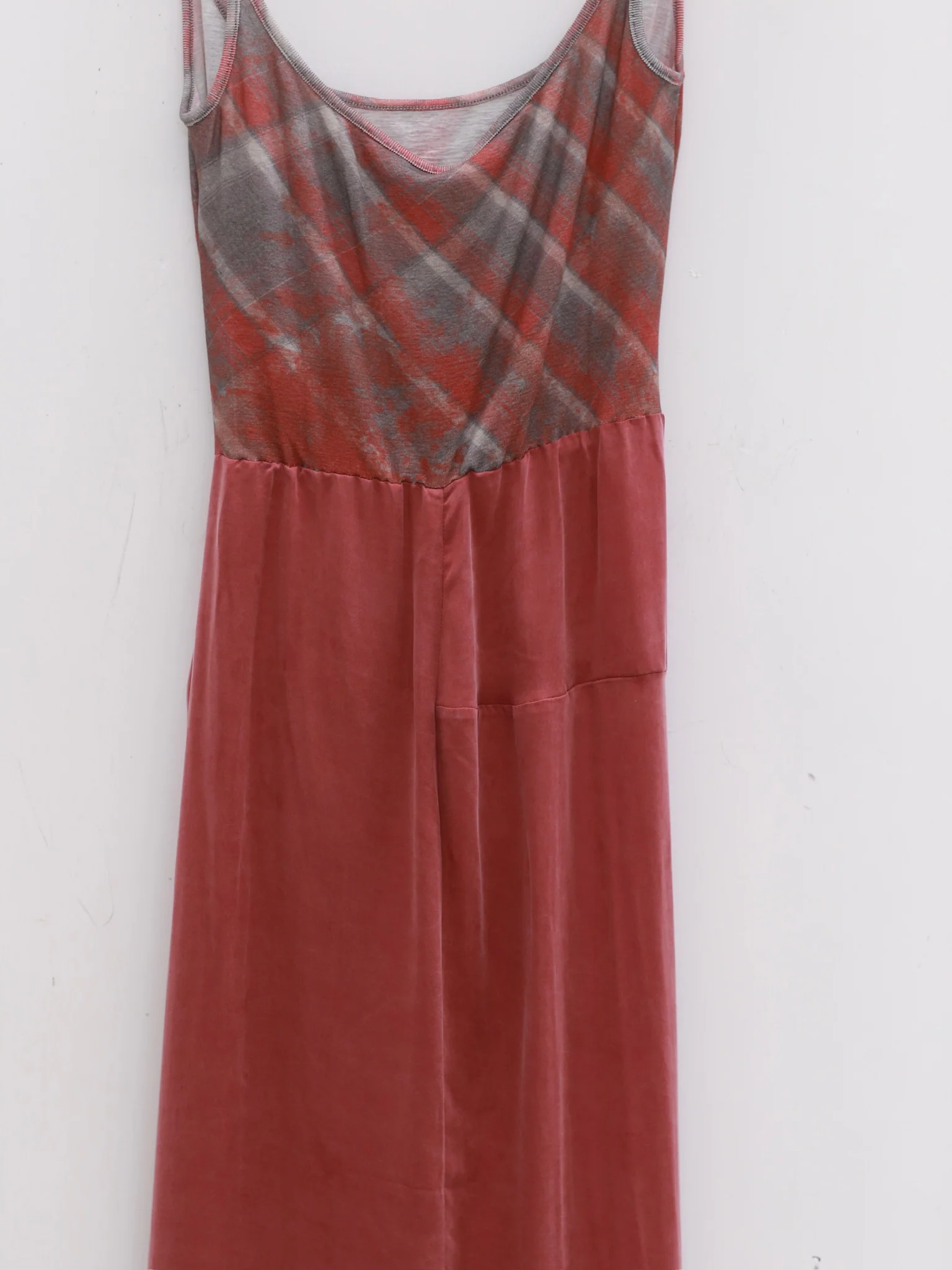 OUDE WAAG 25 Early Fall Spliced Knot Suspender Dress OW-OW-25PF-DS07C2RE026-FLYH Powder Blue Print (OW-25PF-DS07) - Image 8
