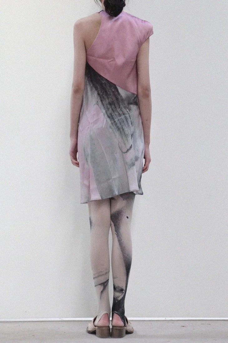 OUDE WAAG cut asymmetrical dress OW19SSDS08 - Image 2