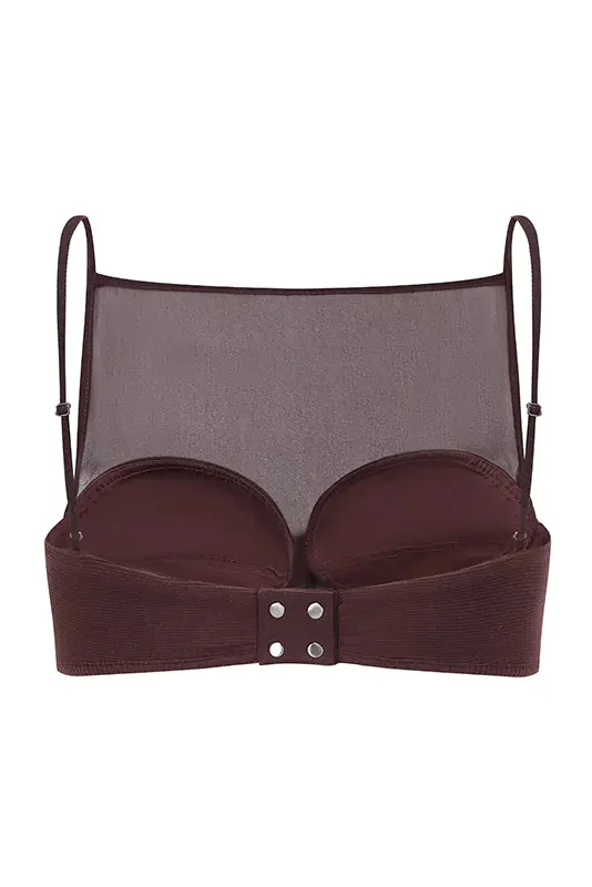 OUDE WAAG deconstructed shell bra OW-24SS-AS03 purple - Image 7