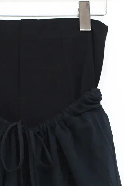 OUDE WAAG fake two-piece drawstring skirt OW-20AW-SK05BL99 POW006 - Image 19