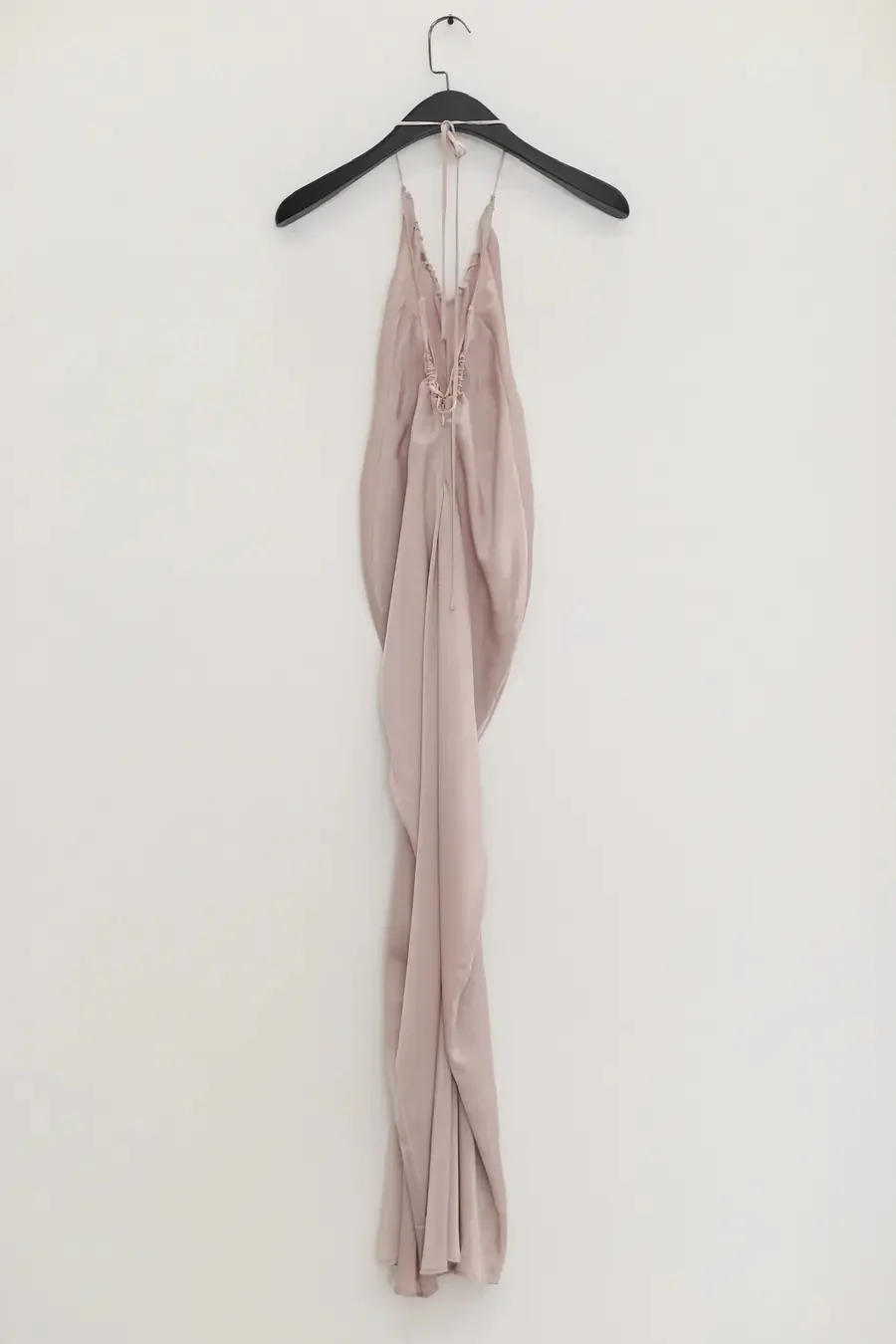 OUDE WAAG hanging halter dress OW-24SS-DS16-MIHUI beige gray - Image 6