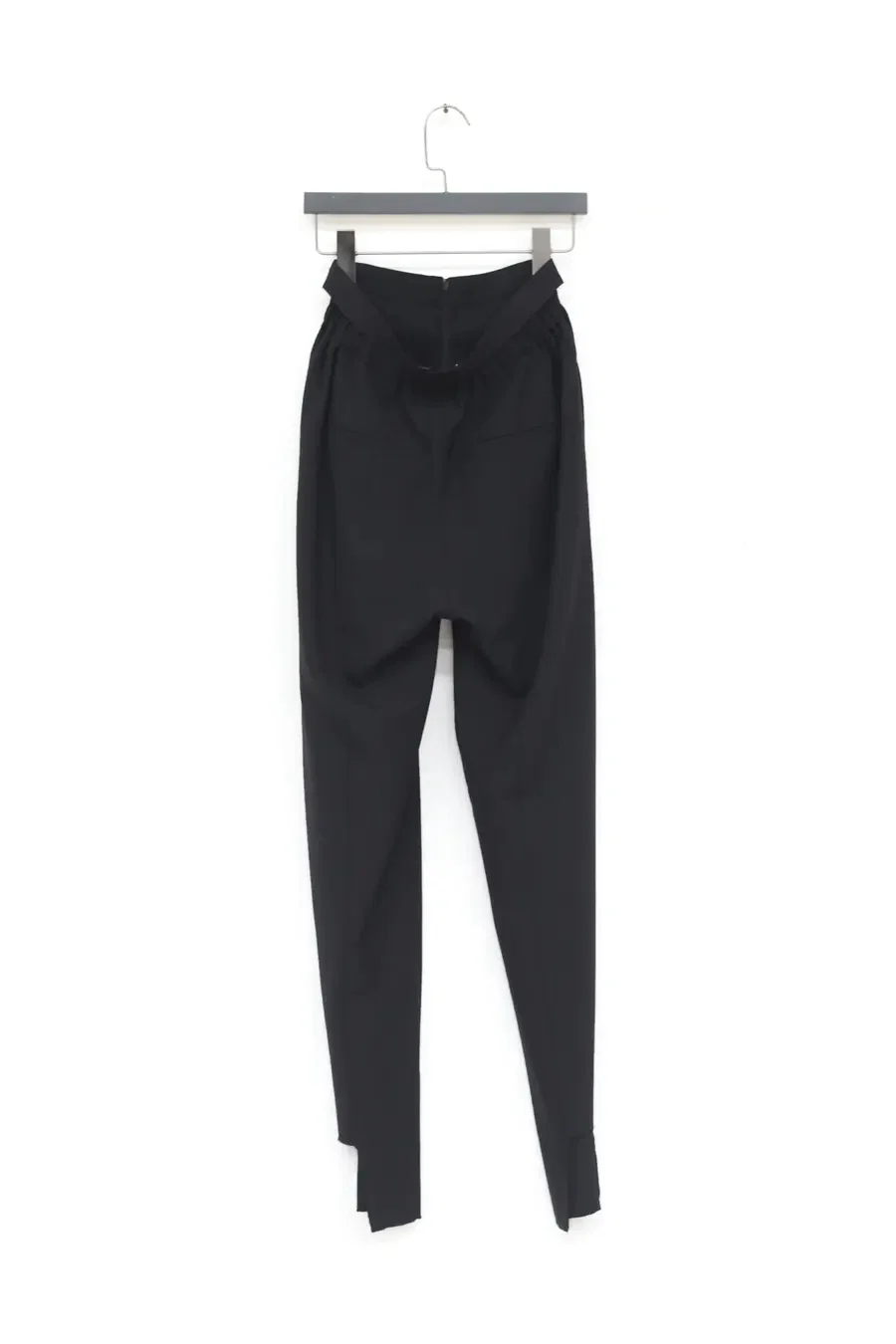 OUDE WAAG high-waist deconstructed straight-leg pants OW-20AW-PT05BL99 - Image 11
