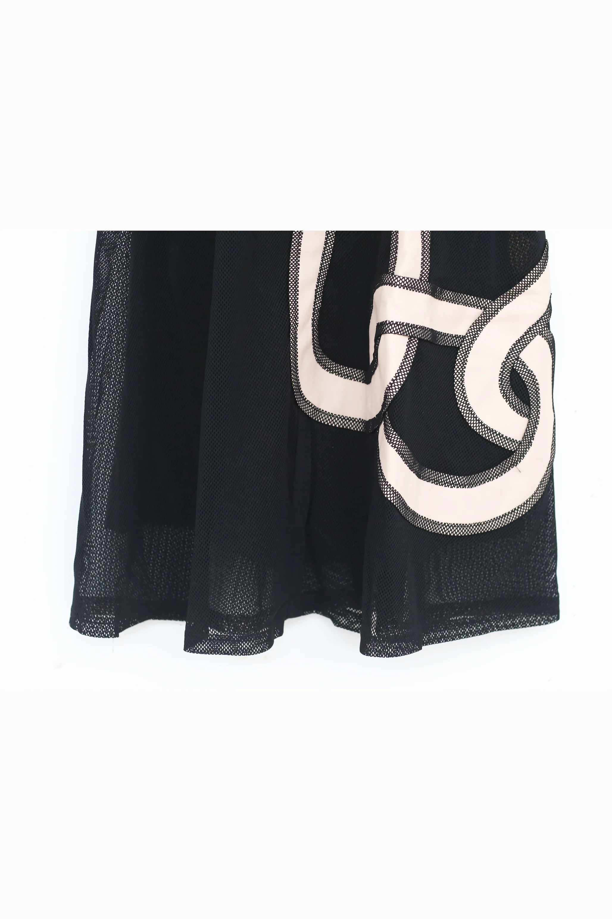 OUDE WAAG leather stitching double-layer skirt OW-20WH-DS01 - Image 16