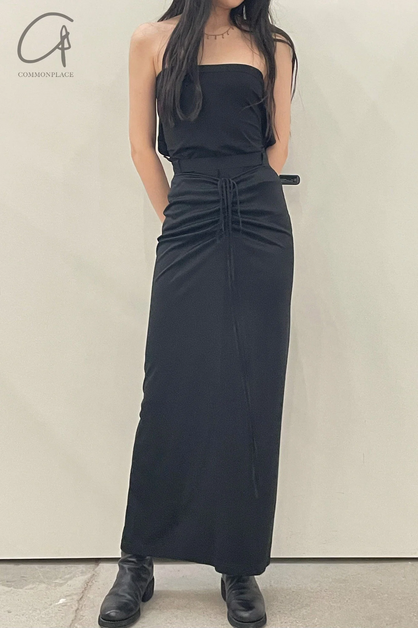 OUDE WAAG OW-19SS-UW05 black bib - Image 3