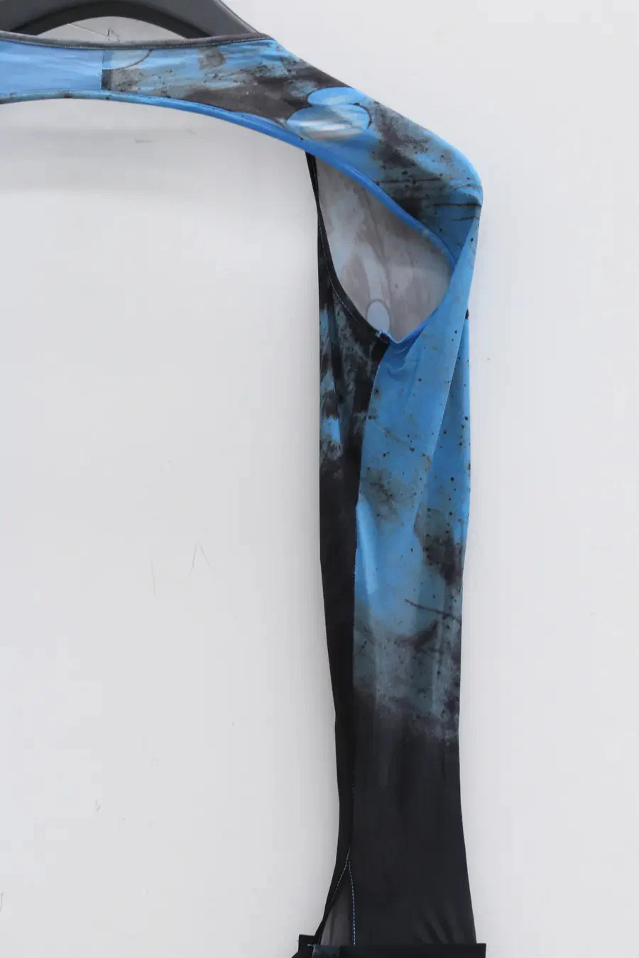OUDE WAAG Spliced Raglan Free Drawstring High Stretch Sleeves Series OW-OW-21AW-AAS20BU069-LAN Blue No Kink POW15 - Image 4
