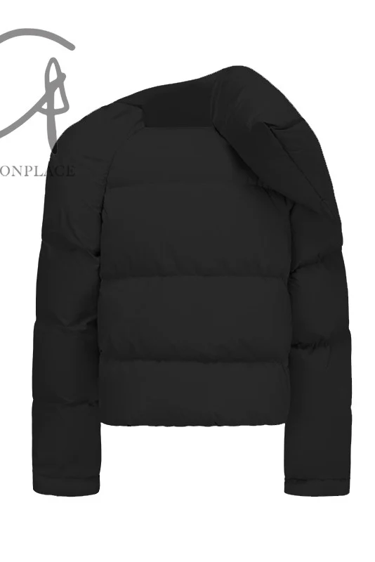 OUDE WAAG Sleeve structured down jacket OW-23AW-DJ01 black - Image 10