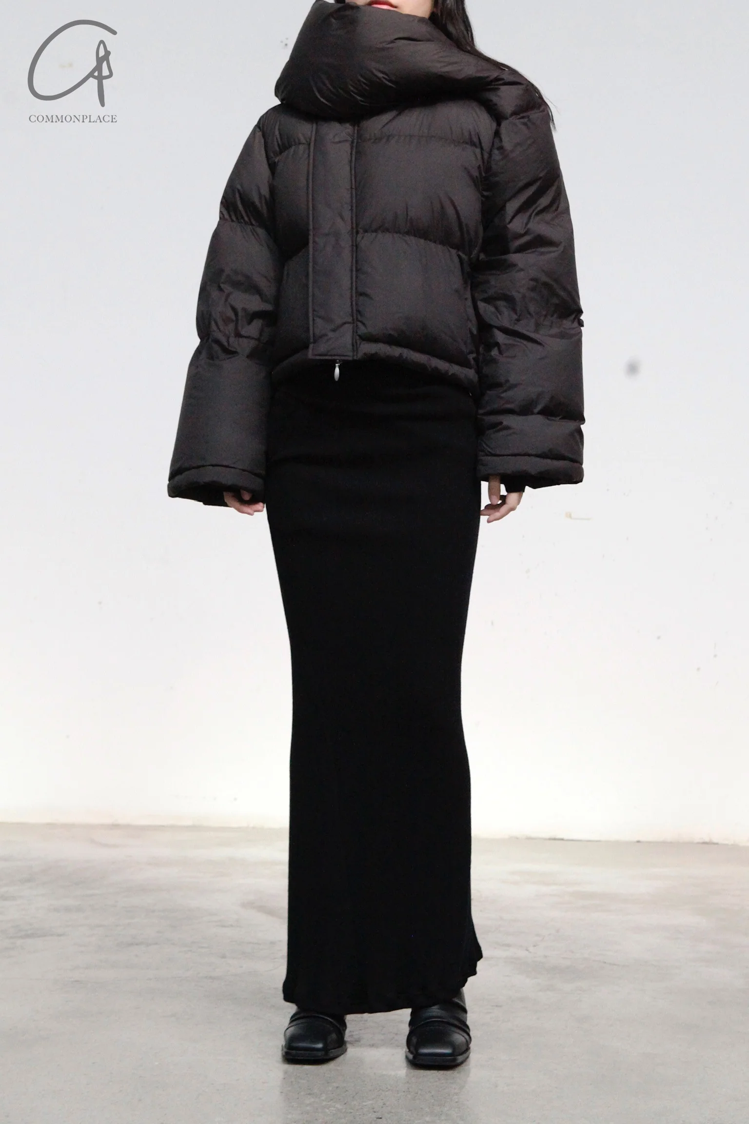 OUDE WAAG Sleeve structured down jacket OW-23AW-DJ01 black - Image 3