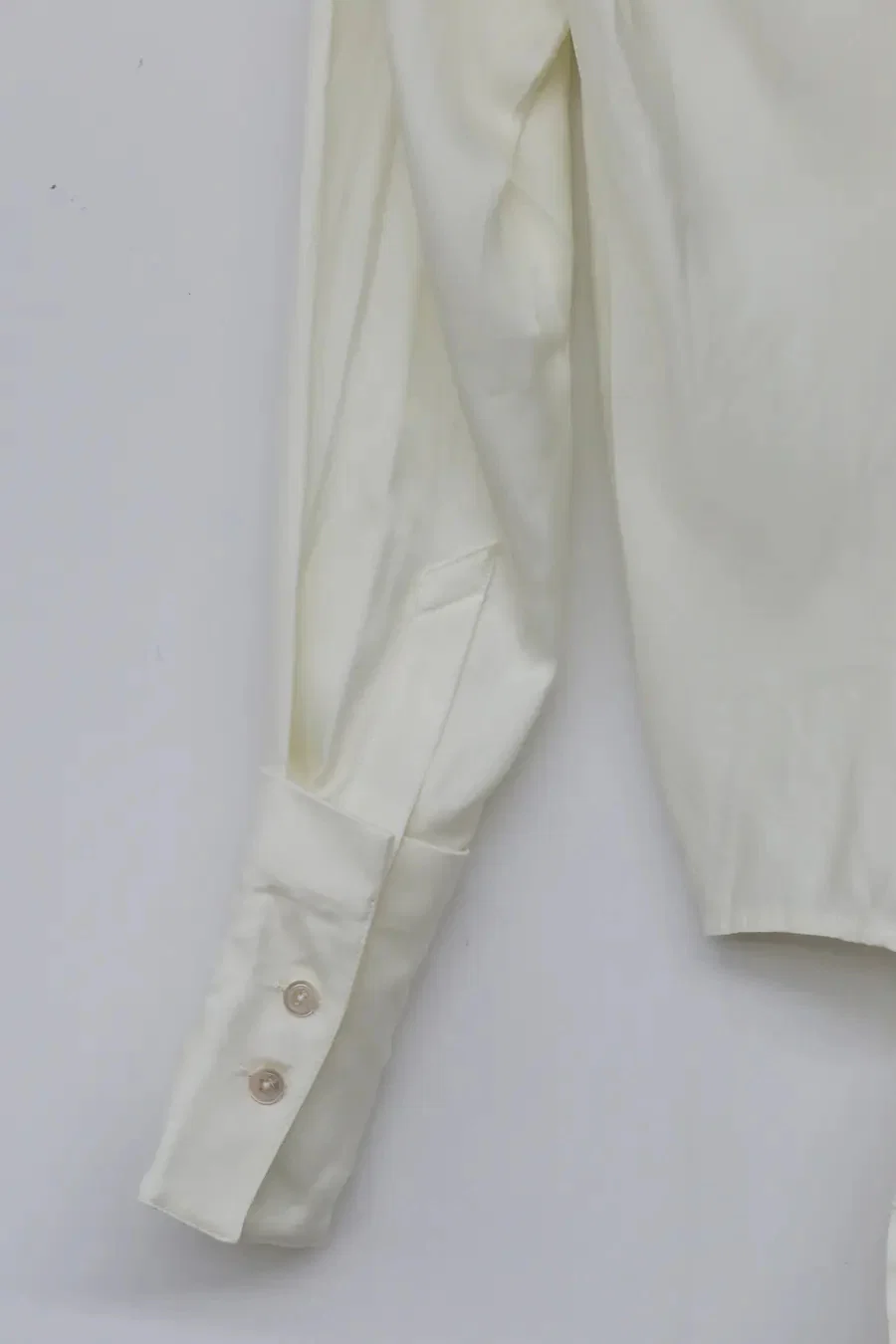 OUDE WAAG slim-fit cupro shirt with crotch OW-21AW-ST04WI100 - Image 12