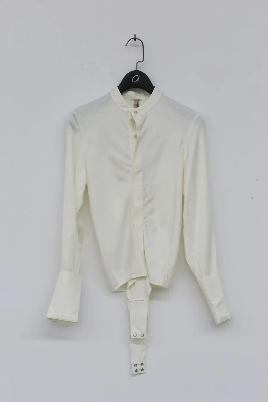 OUDE WAAG slim-fit cupro shirt with crotch OW-21AW-ST04WI100 - Image 7