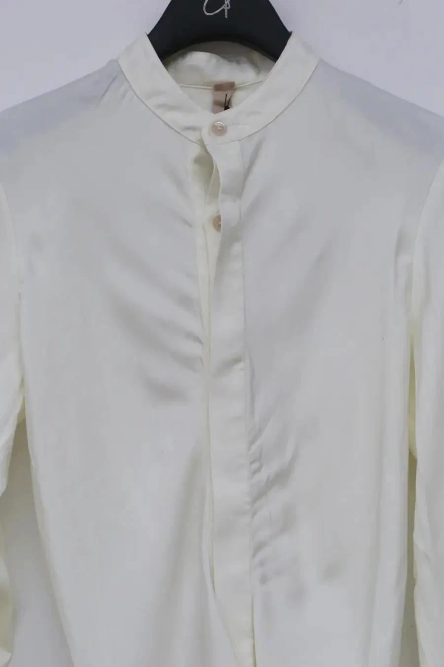 OUDE WAAG slim-fit cupro shirt with crotch OW-21AW-ST04WI100 - Image 8