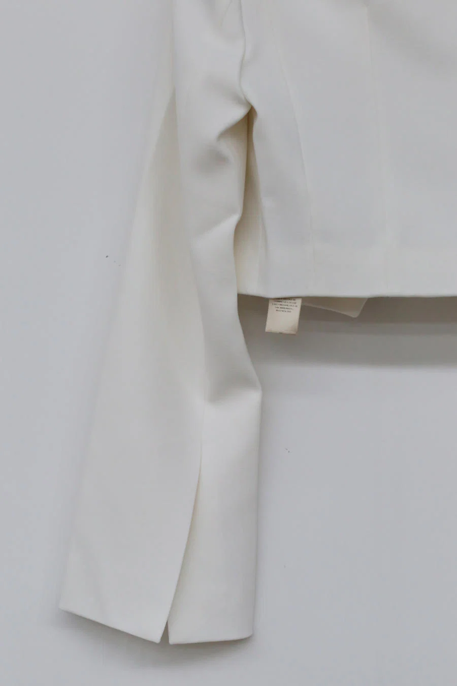 OUDE WAAG Tailored Twill Wool Short Suit OW-21AW-JK06 White - Image 11