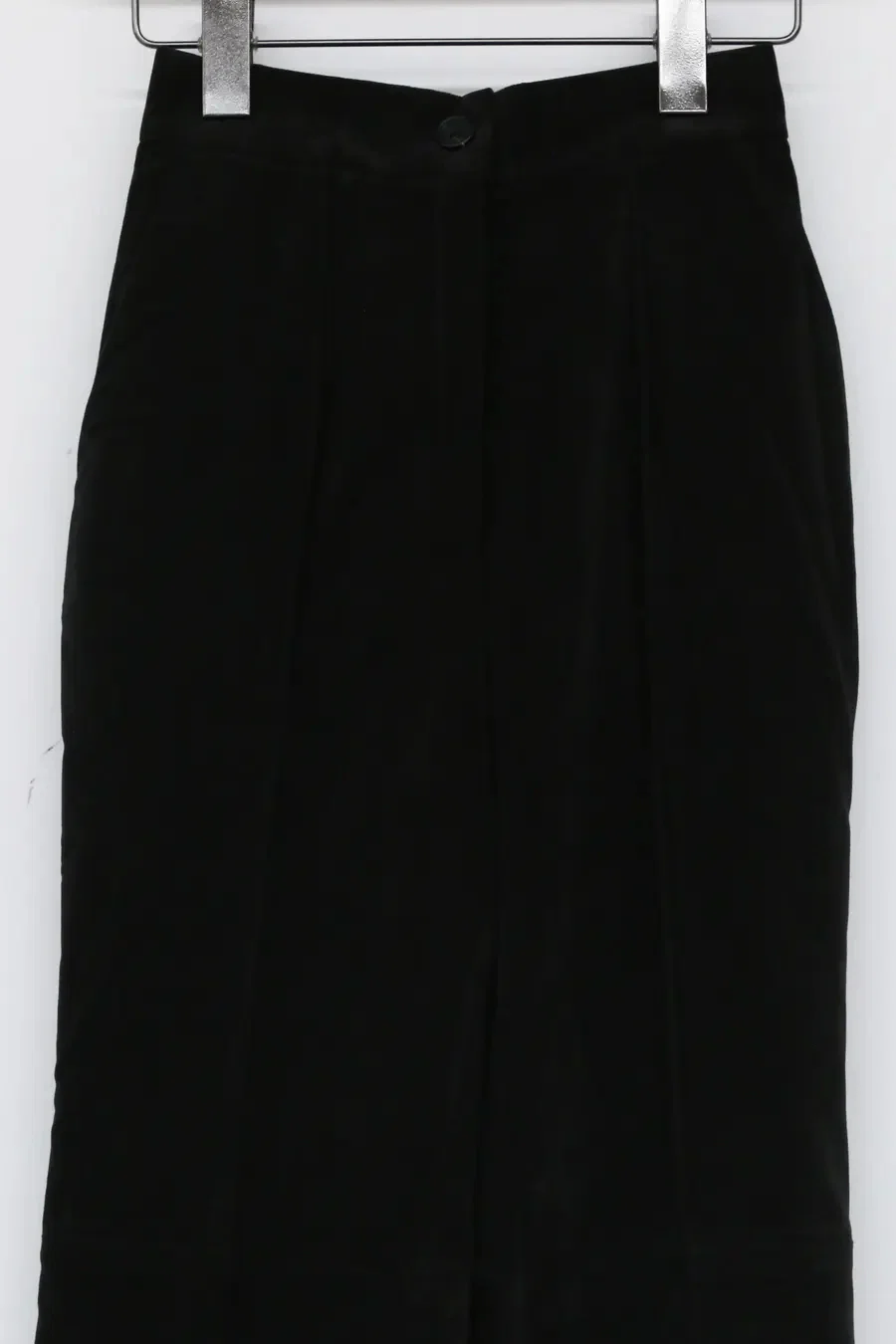 OUDE WAAG Velvet Loose Flare Pants OW-21AW-PT03 Black - Image 2