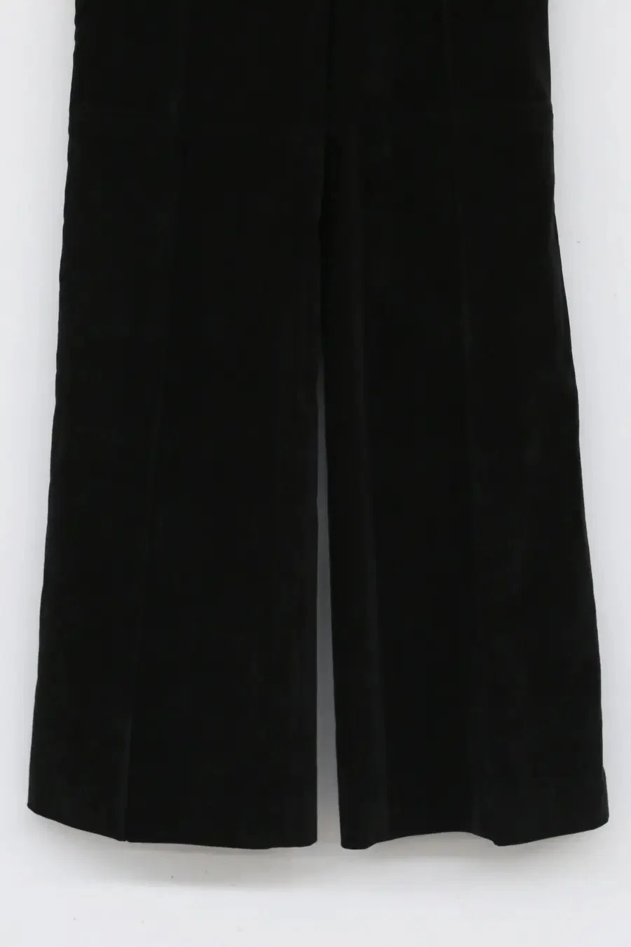 OUDE WAAG Velvet Loose Flare Pants OW-21AW-PT03 Black - Image 3