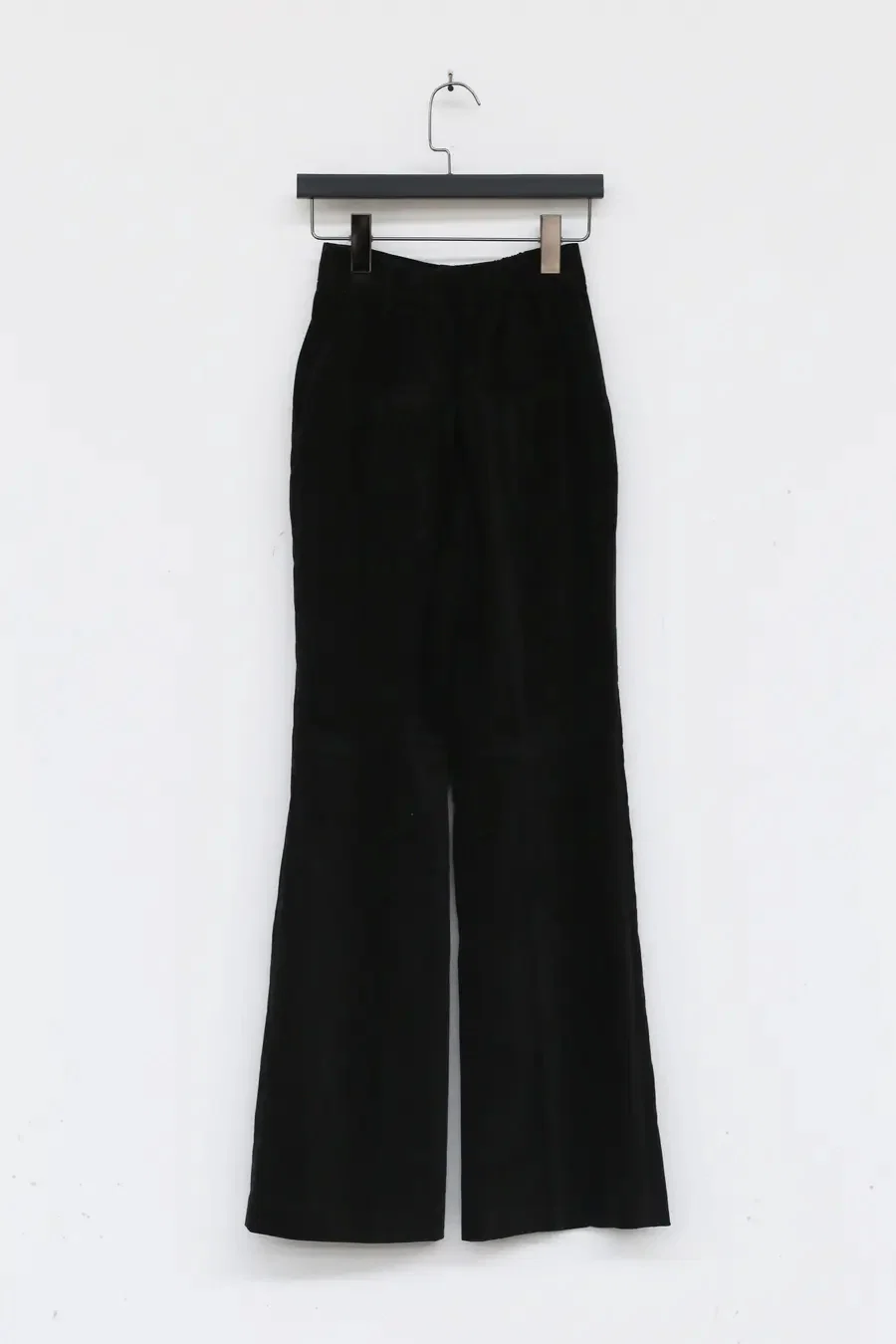 OUDE WAAG Velvet Loose Flare Pants OW-21AW-PT03 Black - Image 5