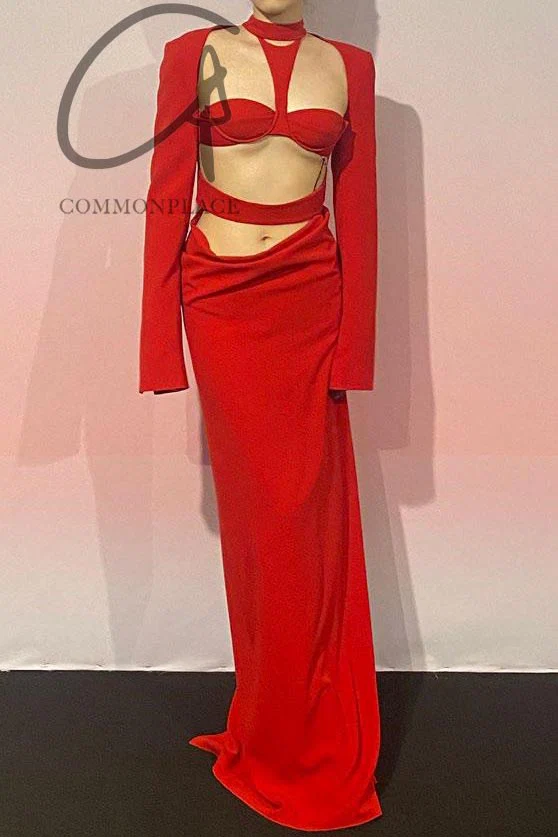 OUDE WAAG Waist Halter Suit Sleeves OW-22SS-AS01 - Image 6