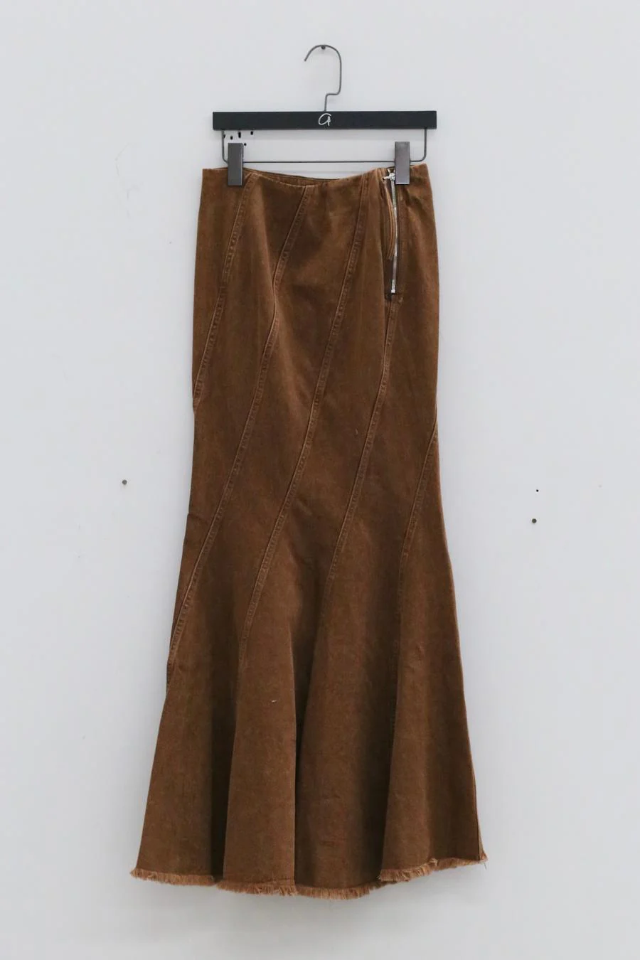 OUDE WAAG Washing Denim Fish Tail Skirt OW-23SS-SK04 reddish brown - Image 20