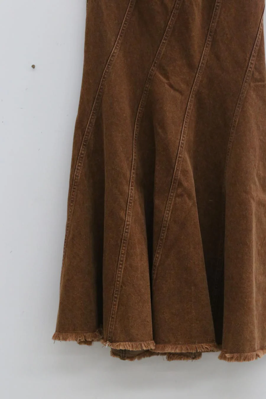 OUDE WAAG Washing Denim Fish Tail Skirt OW-23SS-SK04 reddish brown - Image 22