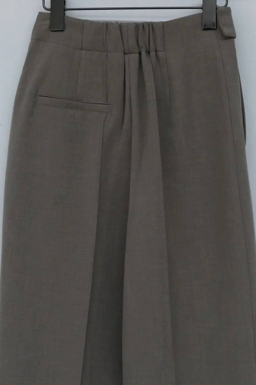 OUDE WAAG wool double-faced wide-leg pants OW-21AW-PT01 light gray - Image 11