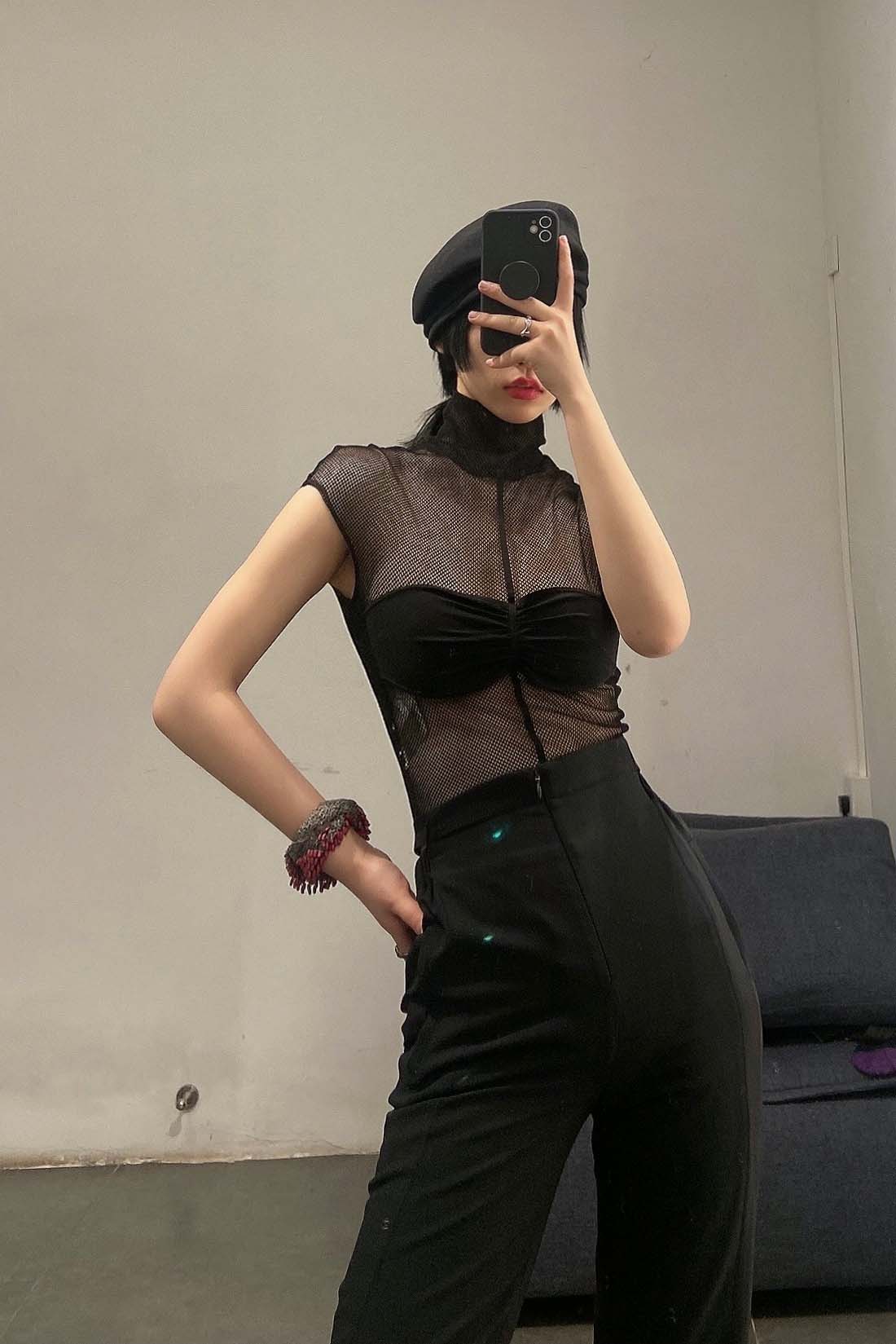 OUDE WAAG Bandeau Sleeveless Bodysuit OW-20SS-UW01BL99 POW10 - Image 11