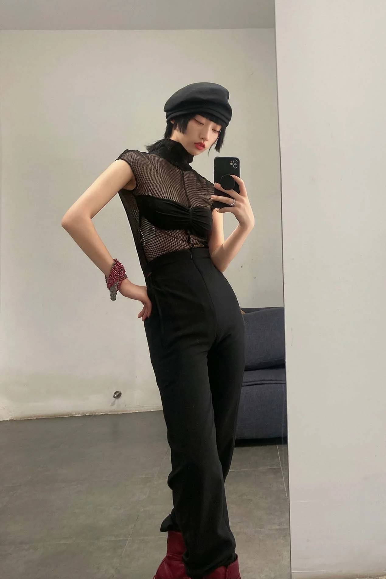 OUDE WAAG Bandeau Sleeveless Bodysuit OW-20SS-UW01BL99 POW10 - Image 14