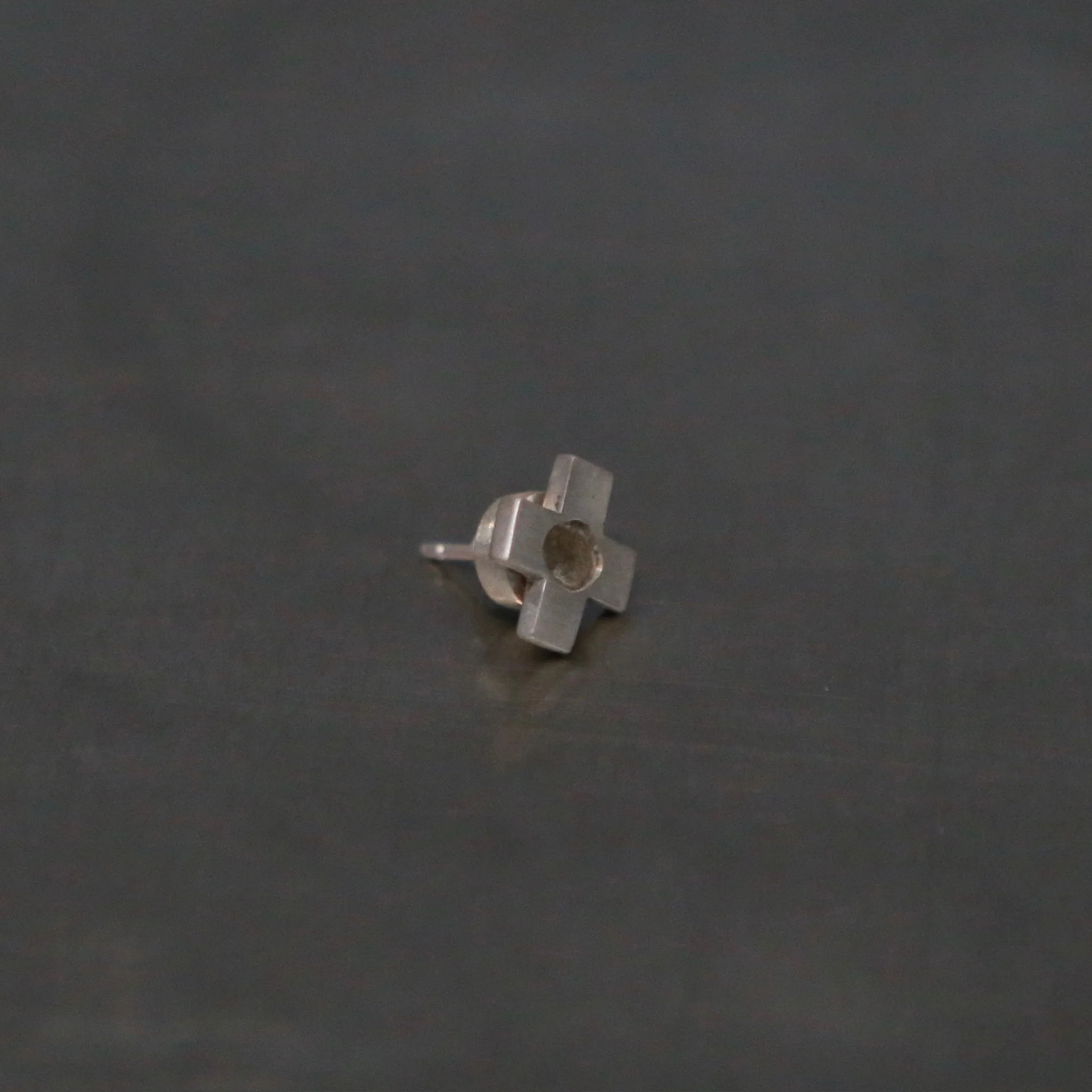 Parts of Four Plus Earring Collection II: Handcrafted Cross Earrings PS4-1035-2-MA+DIA (PS4-1135-11-MA) - Image 5