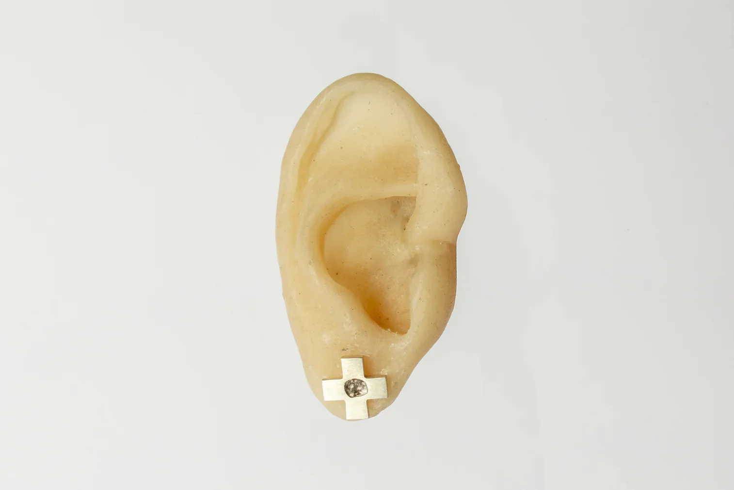 Parts of Four Plus Earring Collection II: Handcrafted Cross Earrings PS4-1035-2-MA+DIA (PS4-1135-11-MA) - Image 6