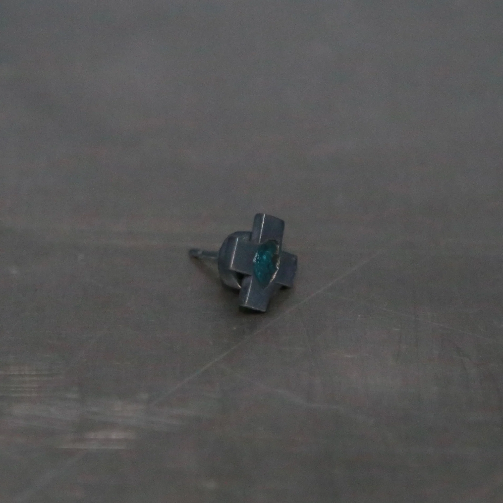 Parts of Four Plus Earring Collection II: Handmade Cross Earrings PS4-1035-2-KA+BDIA (PS4-1135-11-MA) - Image 5