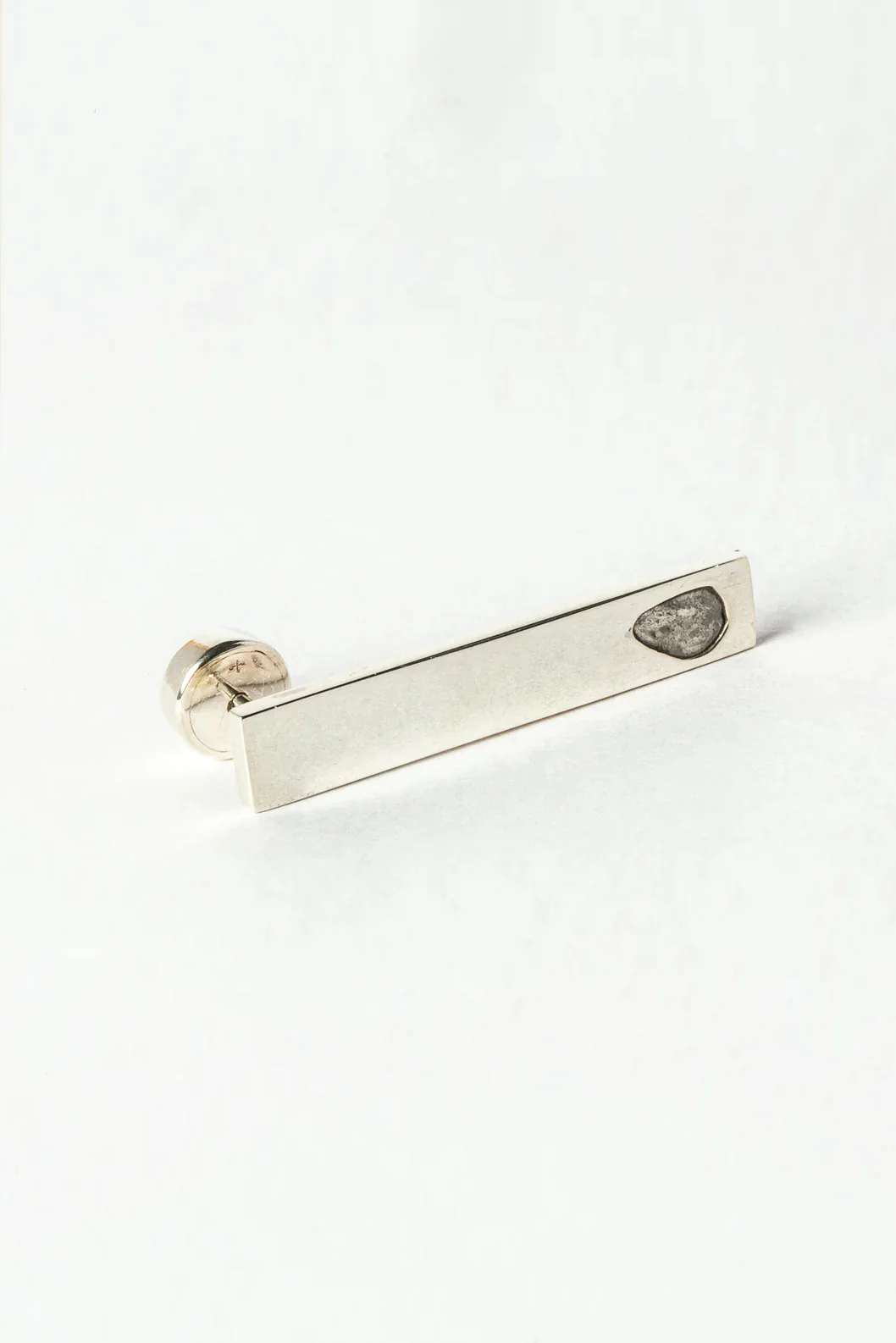 Parts of Four tablet earrings 0.2 CT, King Kong slate, 34mm 1035-7-PA+DIA PPOF5 - Image 2