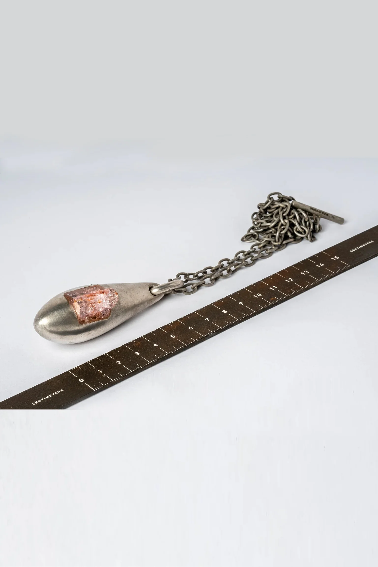 Parts of Four Zambian Topaz Amulet Necklace C-201-DA+TOZ PPOF8 - Image 10