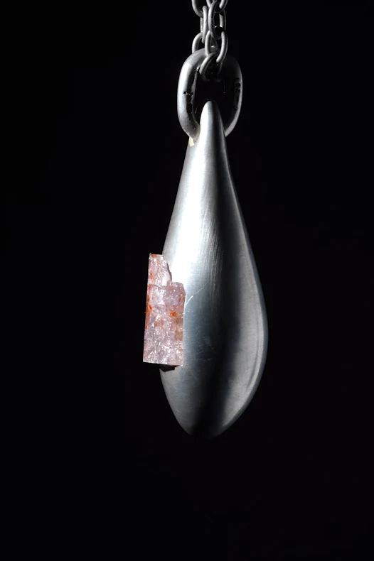 Parts of Four Zambian Topaz Amulet Necklace C-201-DA+TOZ PPOF8 - Image 2