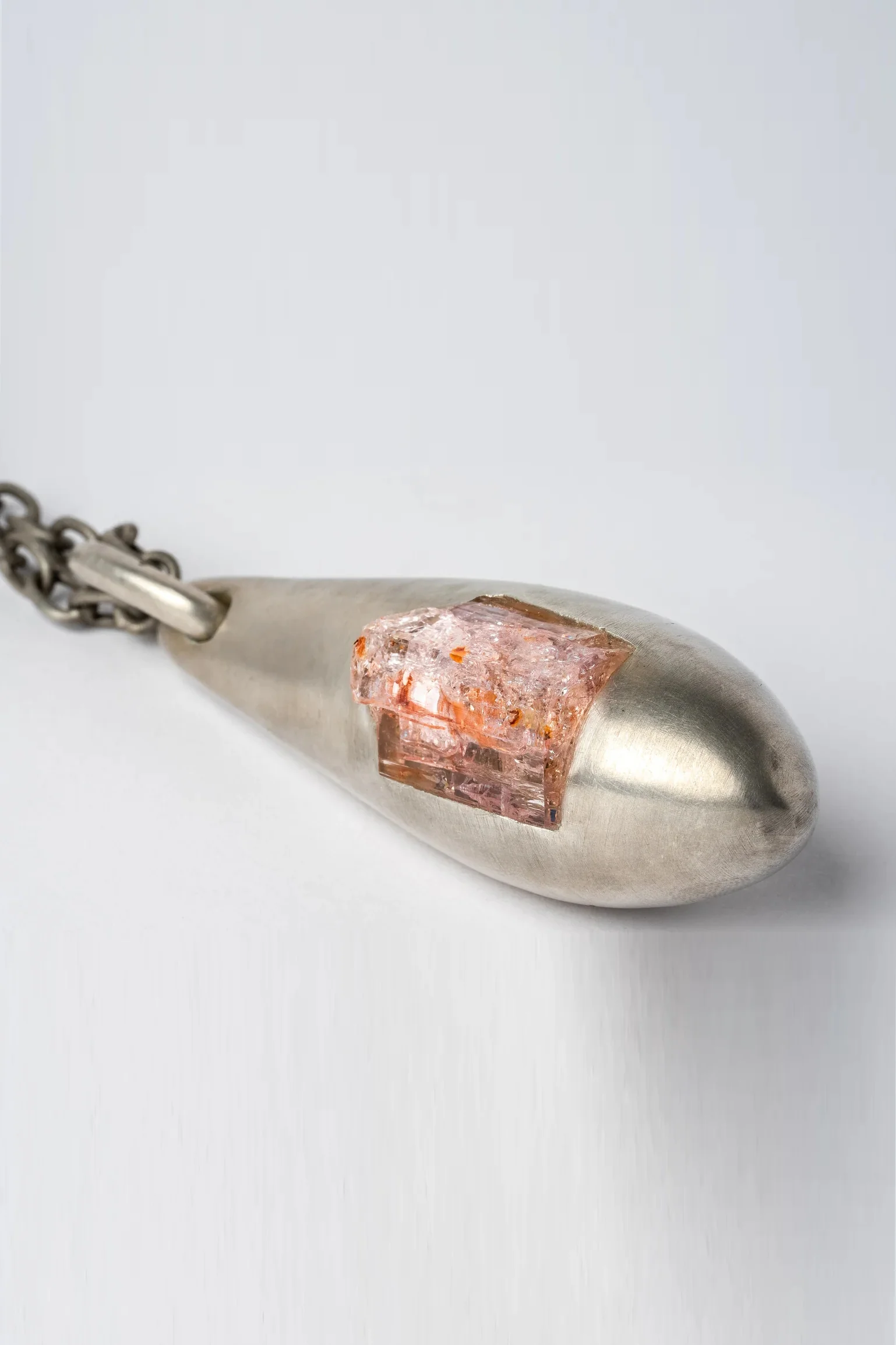 Parts of Four Zambian Topaz Amulet Necklace C-201-DA+TOZ PPOF8 - Image 5